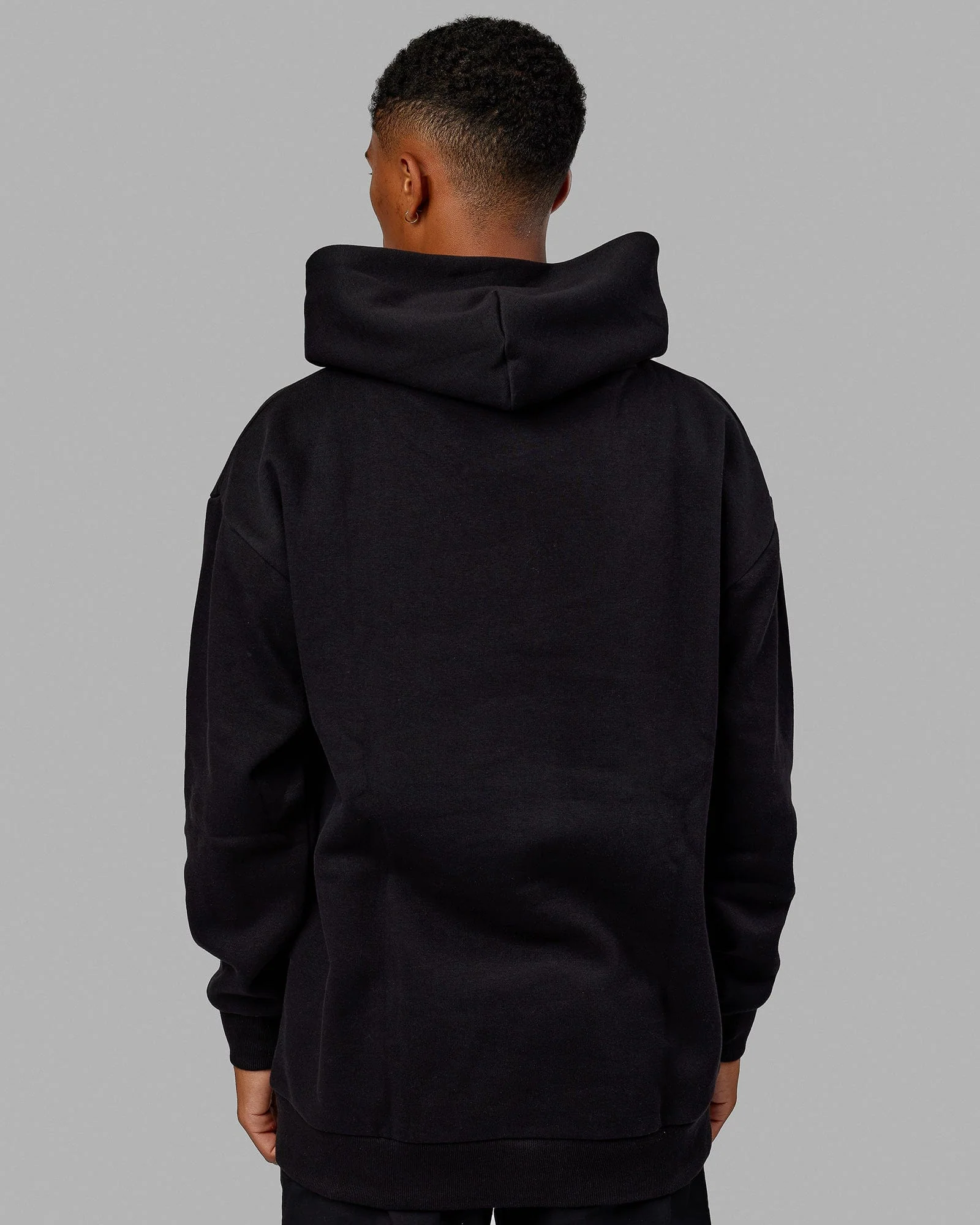1% Better Hoodie Oversize - Black - Image 4