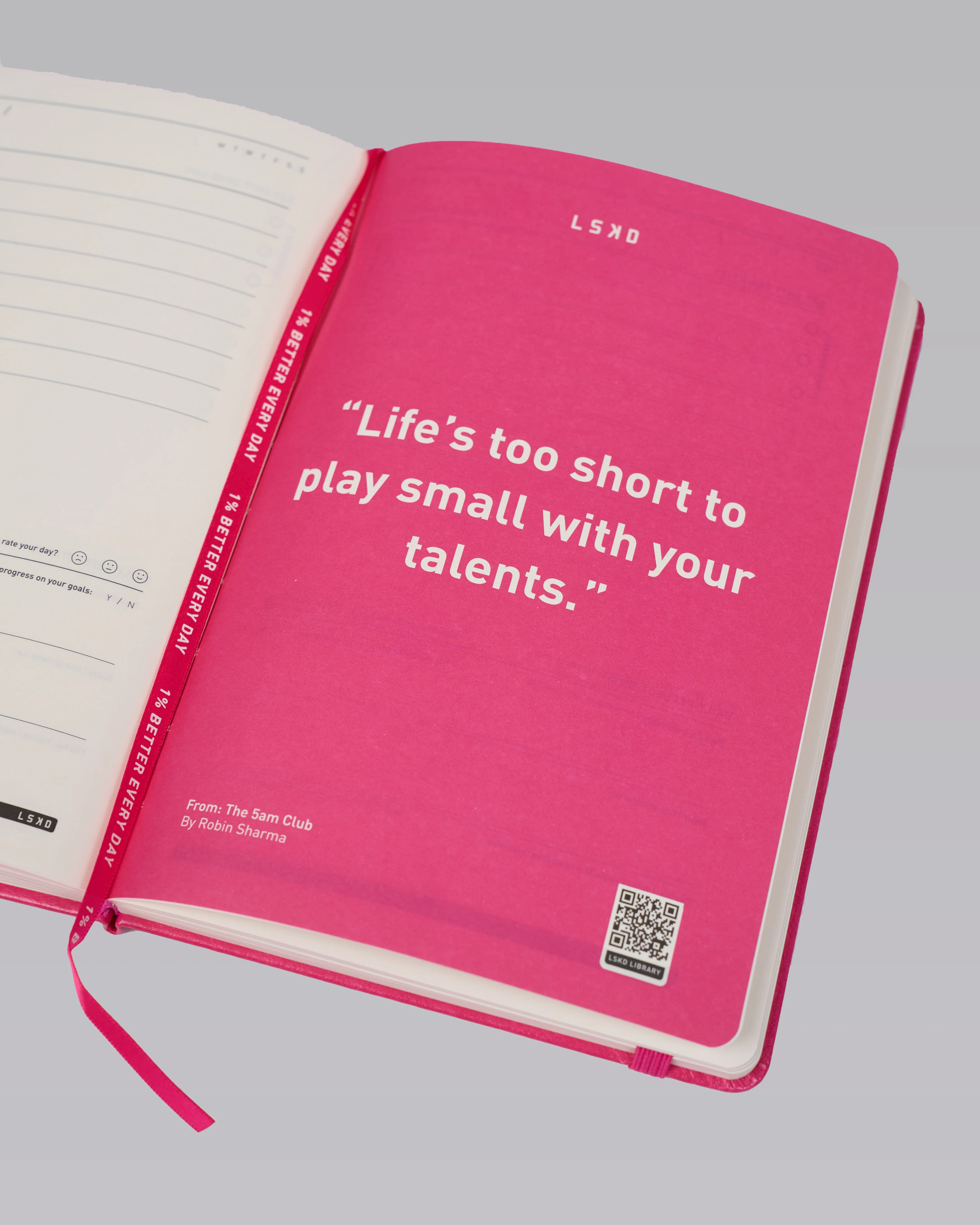 1% Better Journal - Ultra Pink - Image 2