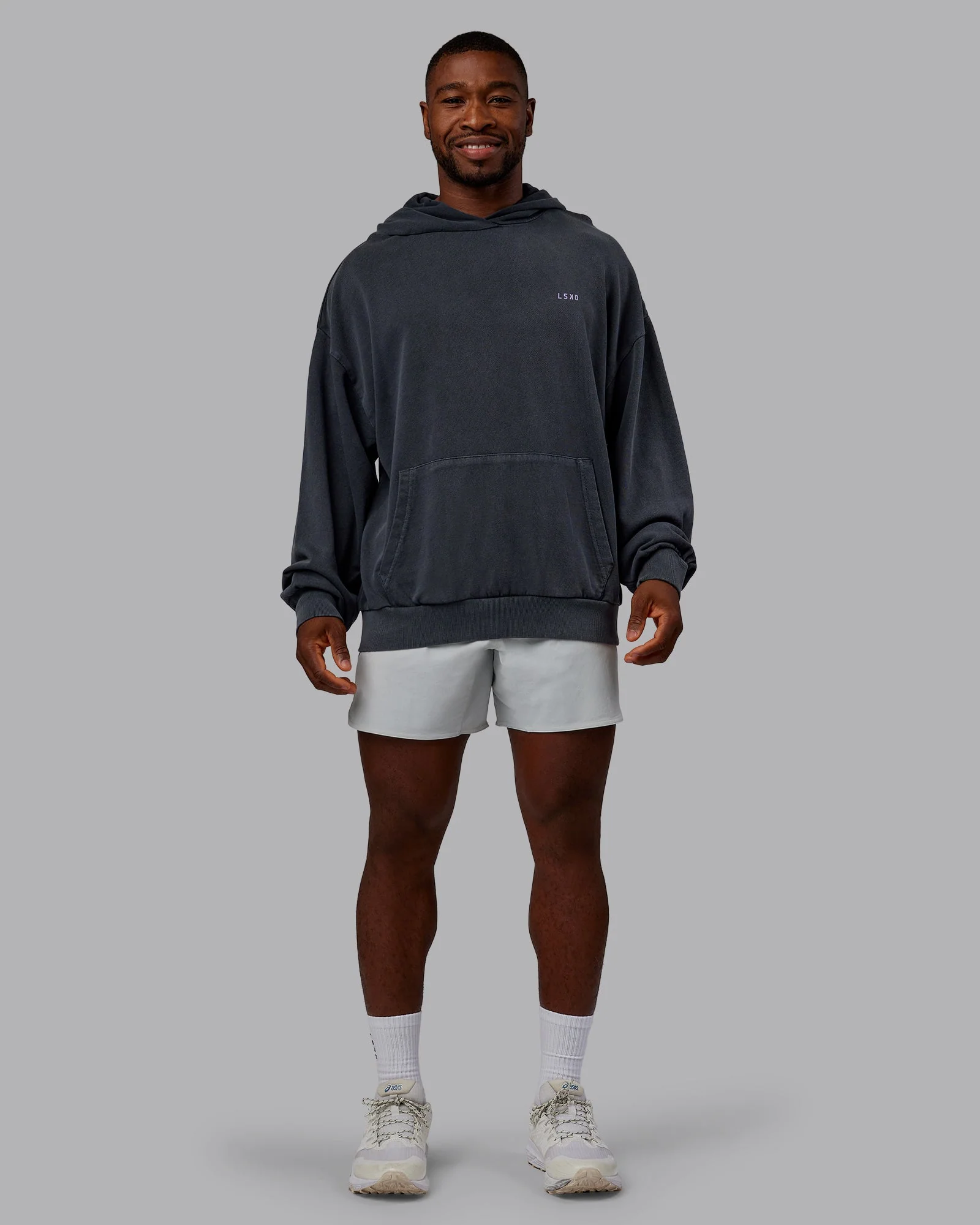 1% Better Value Series Oversized Hoodie - Black-Violet Ray - Image 11