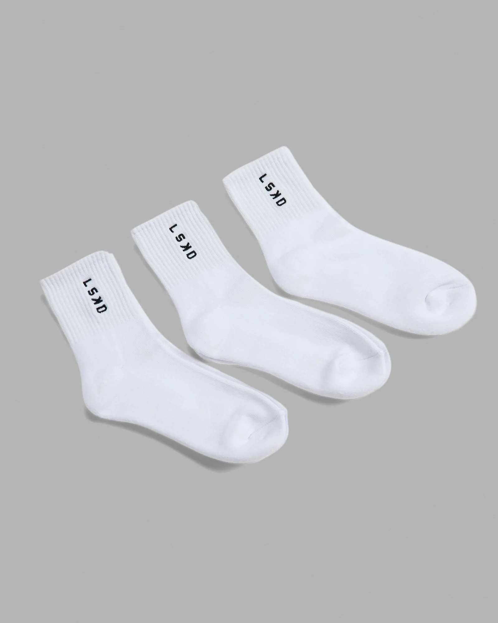 Signal Quarter Socks 3 Pack - White-Black - Image 5