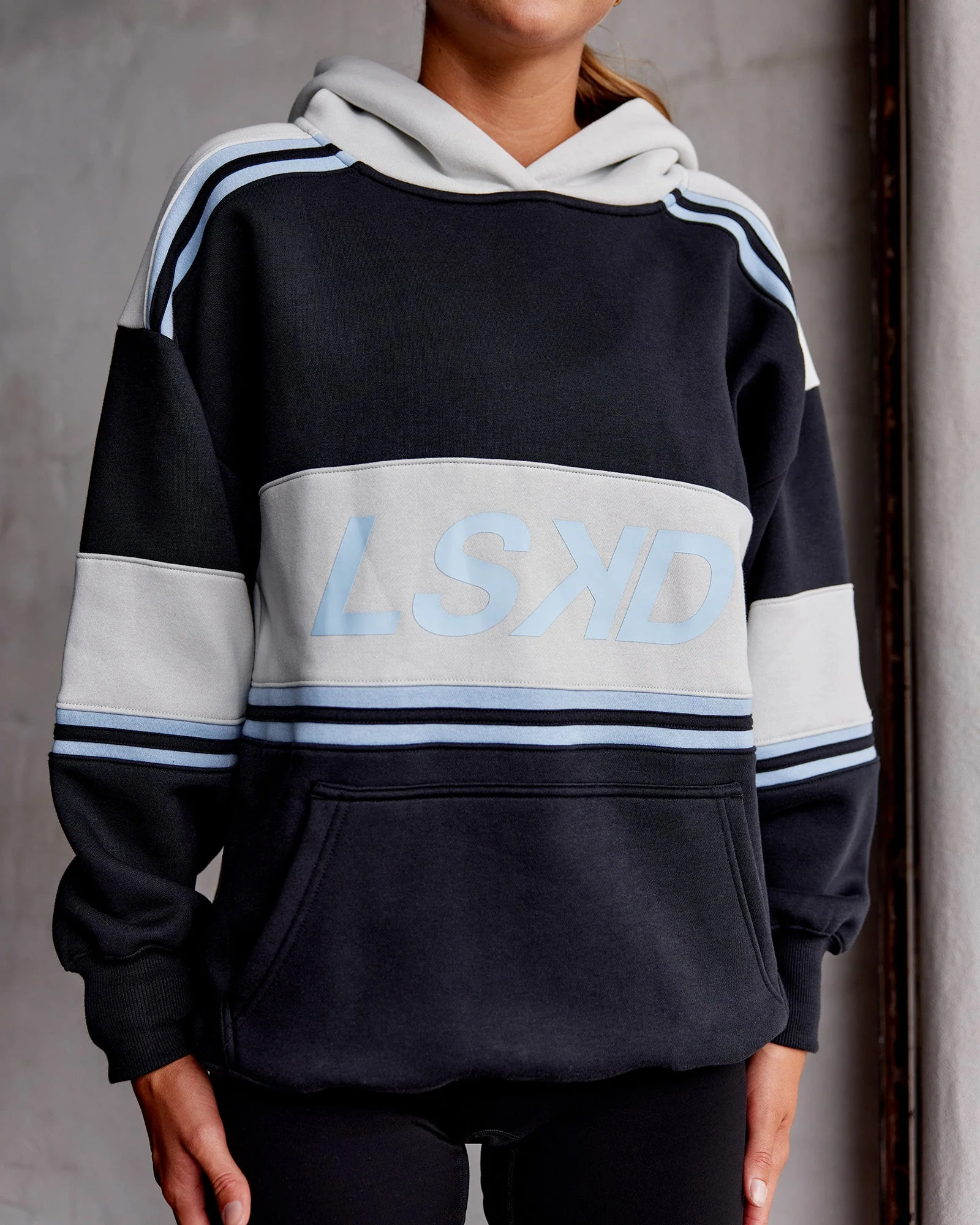 A-Team Oversized Hoodie - Caviar-Open Air - Image 2