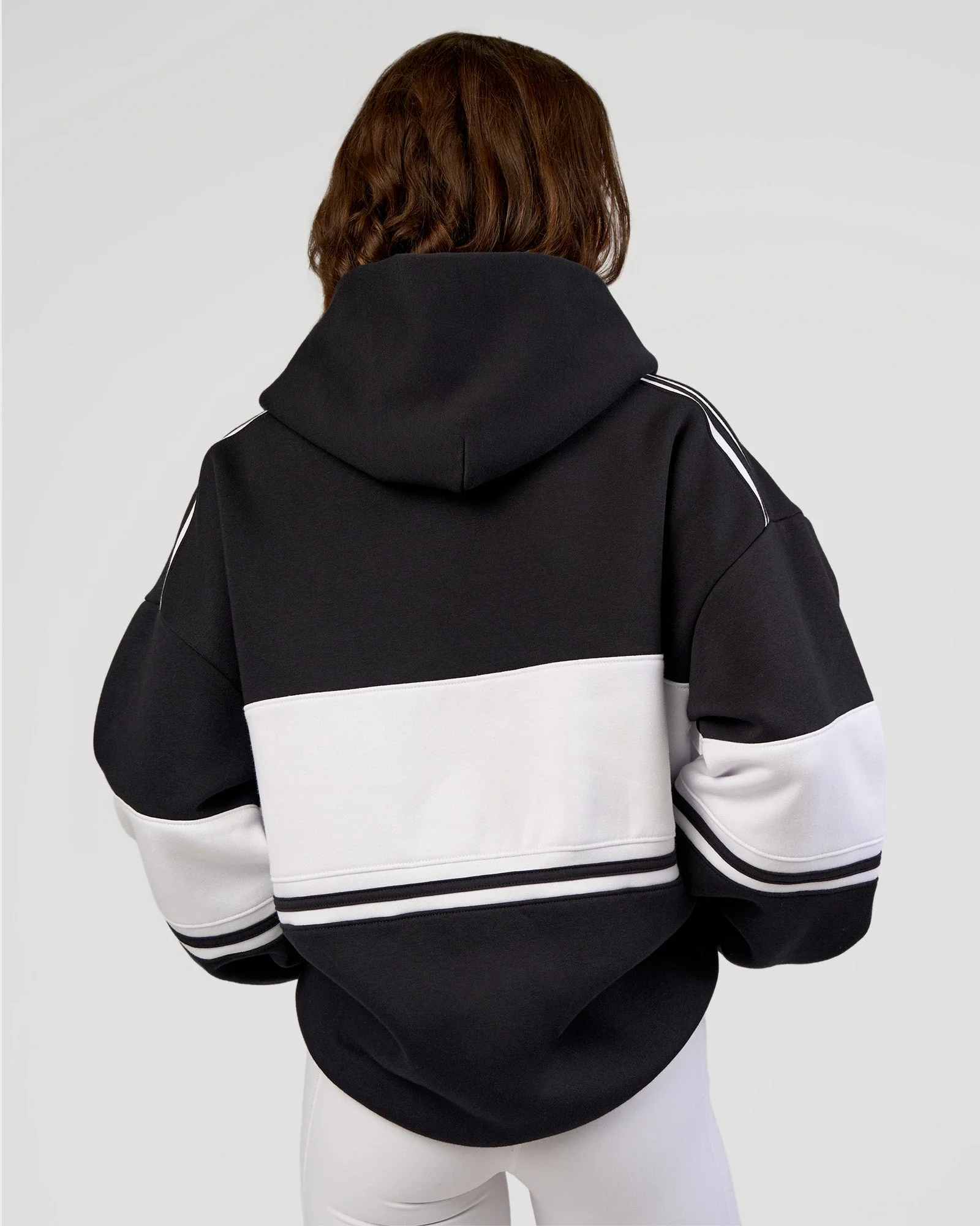 A-Team Oversized Hoodie - Caviar-White - Image 8