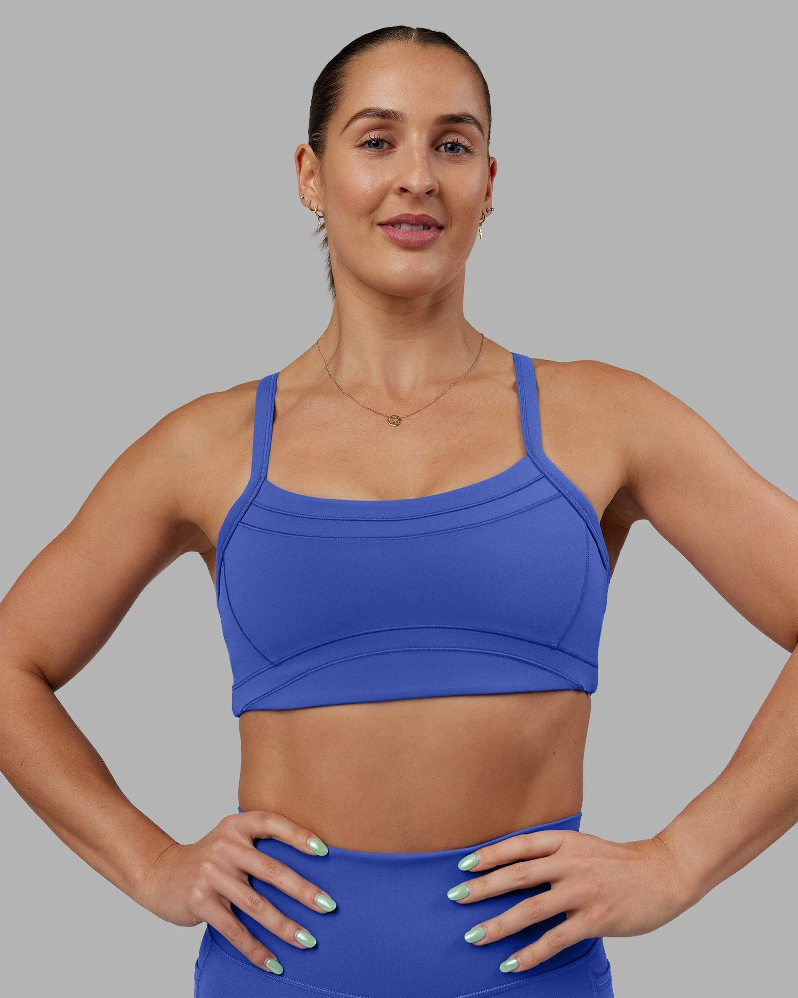 Abs Ignite Sports Bra - Power Cobalt - Image 2