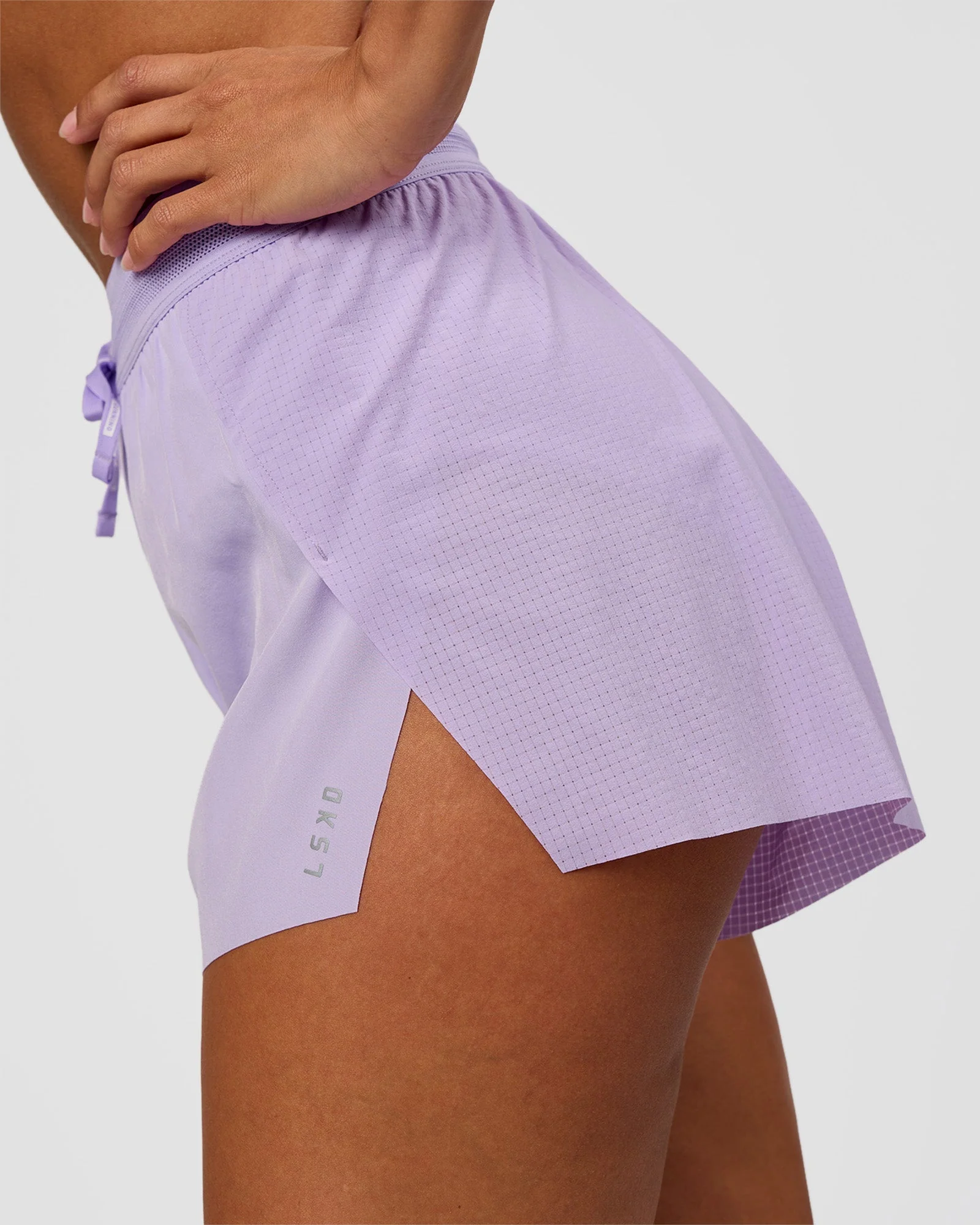 Accelerate 3" High-Rise Running Short - Pale Lilac - Image 6