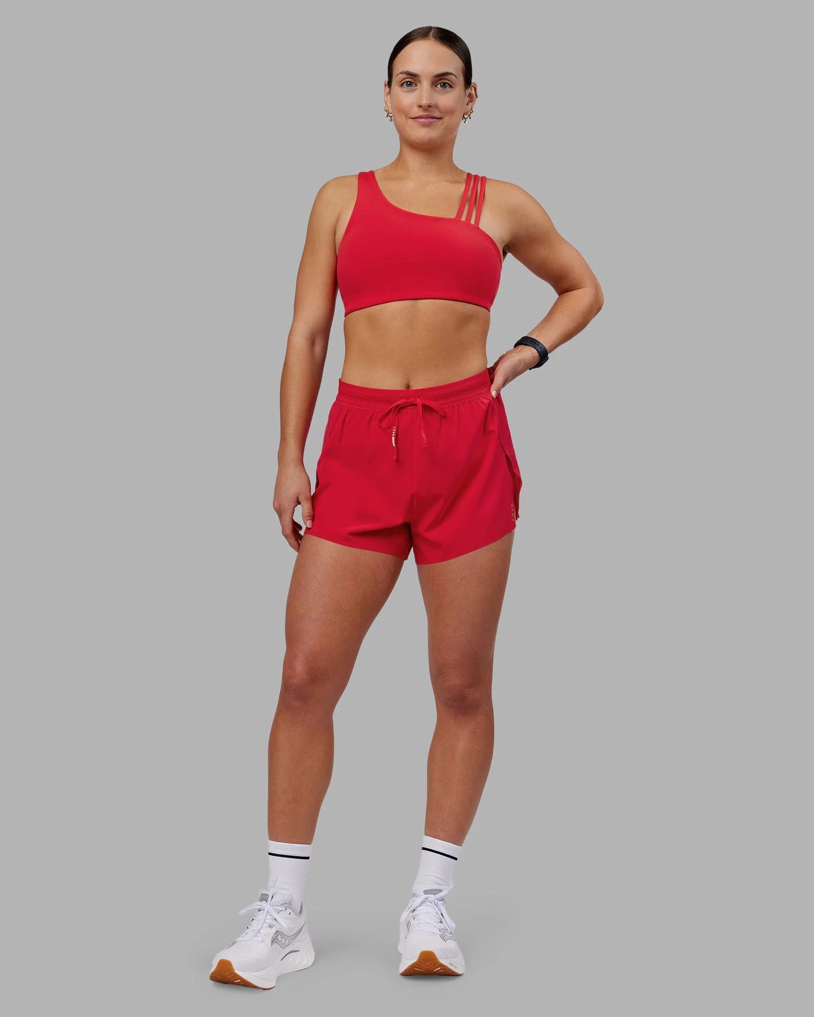 Accelerate 3" High-Rise Running Short - Scarlet - Image 4