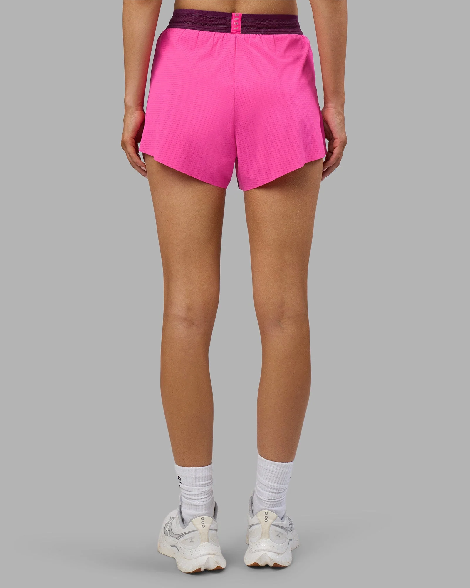 Accelerate 3" High-Rise Running Short - Ultra Pink-Plum Caspia - Image 4