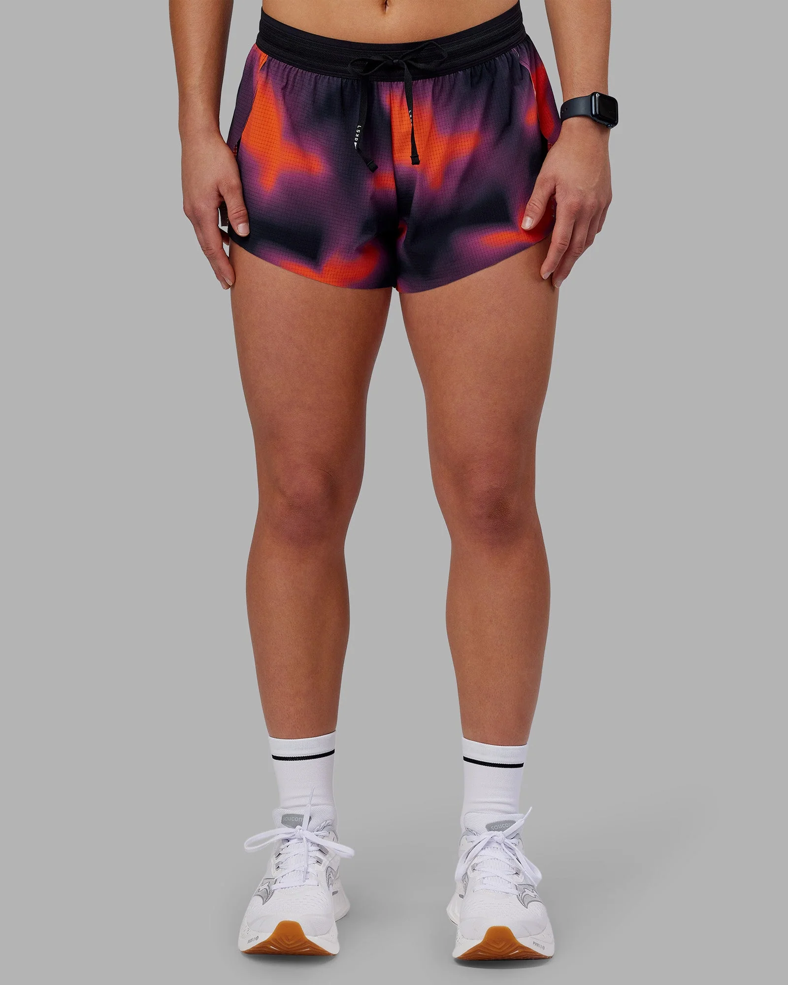 Accelerate 3" Running Short - Inferno Print - Image 6