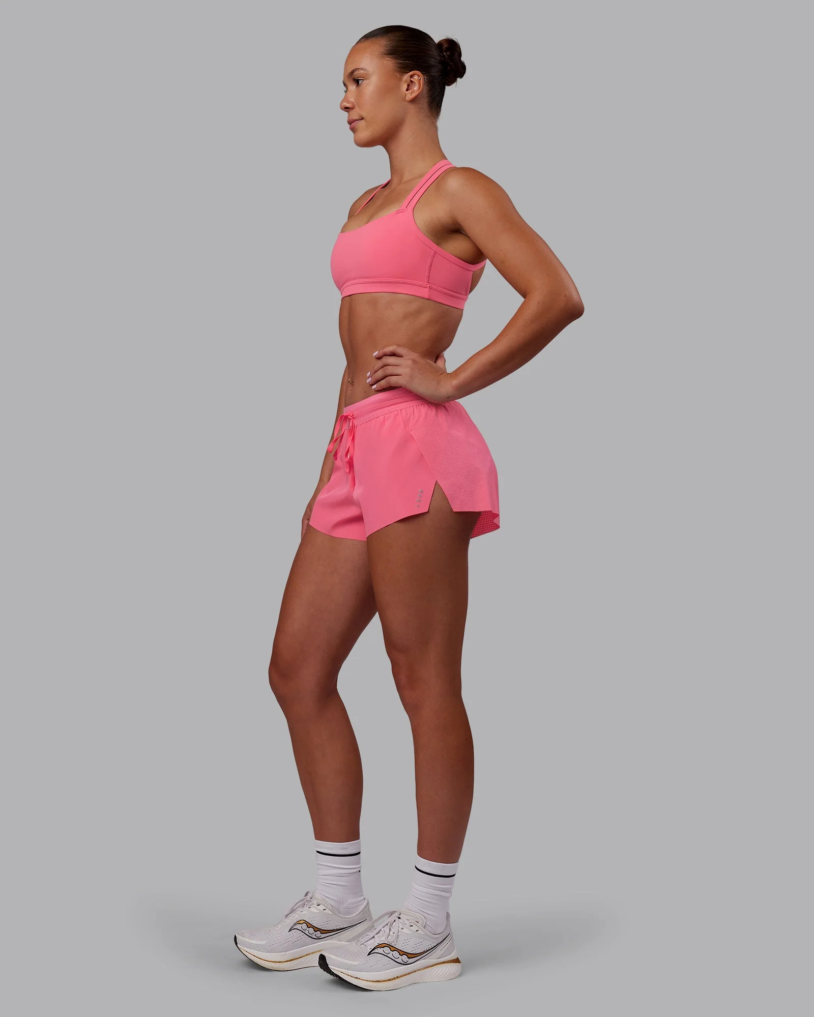 Accelerate 3" Running Short - Pink Lemonade - Image 6