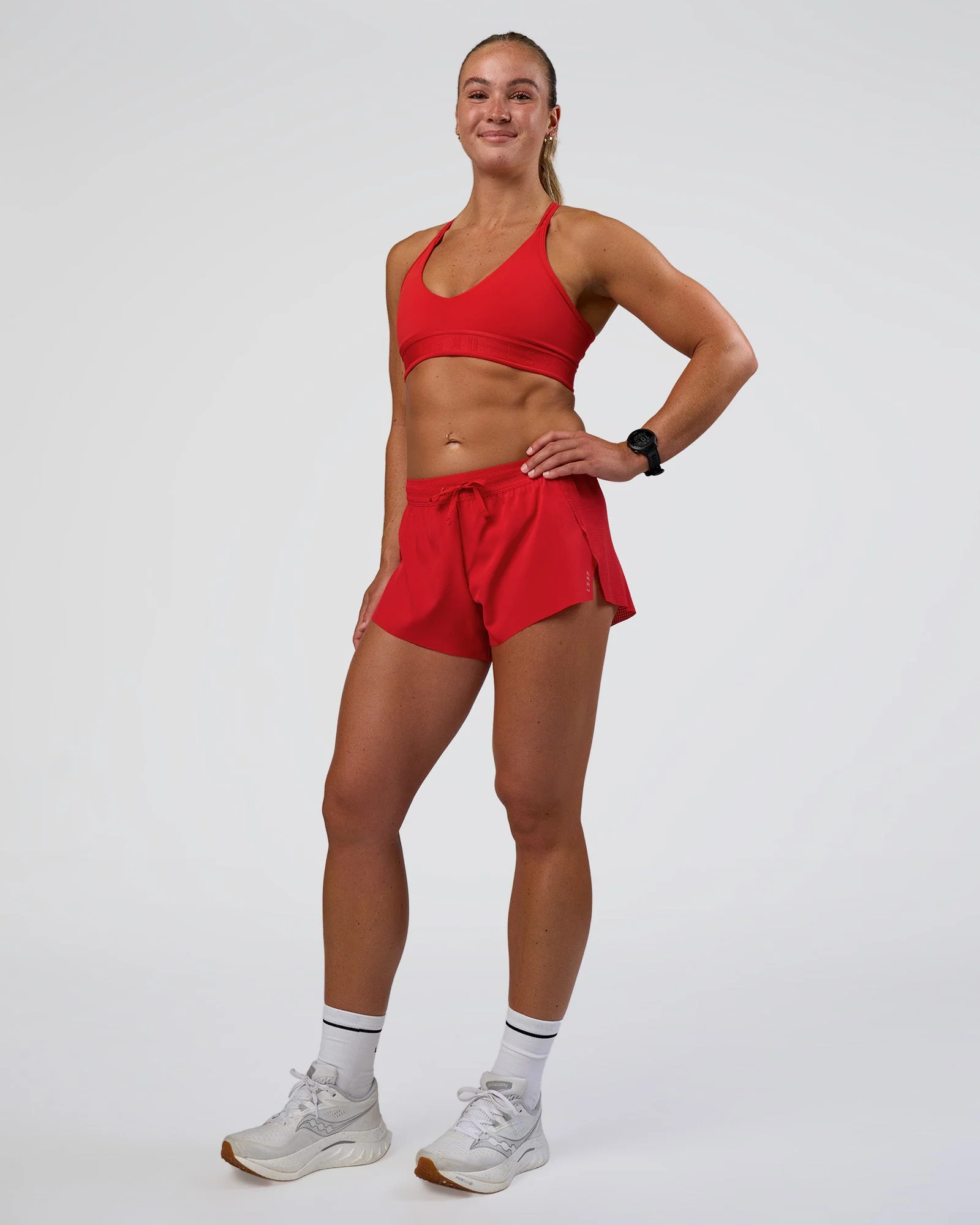 Accelerate 3" Mid-Rise Running Short - Flame - Image 5