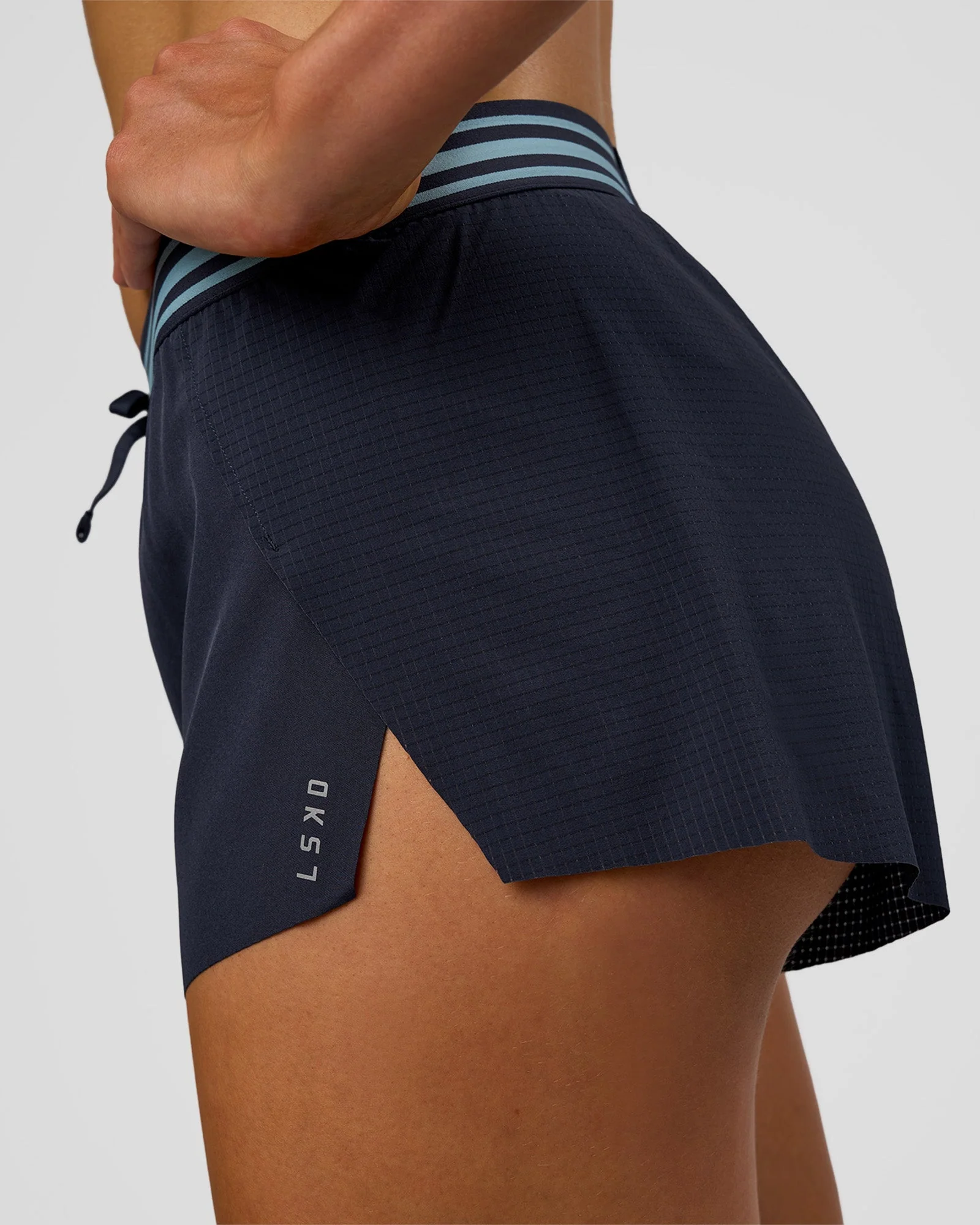 Accelerate 3" Mid-Rise Running Short - Future Navy-Baltic Sea - Image 11