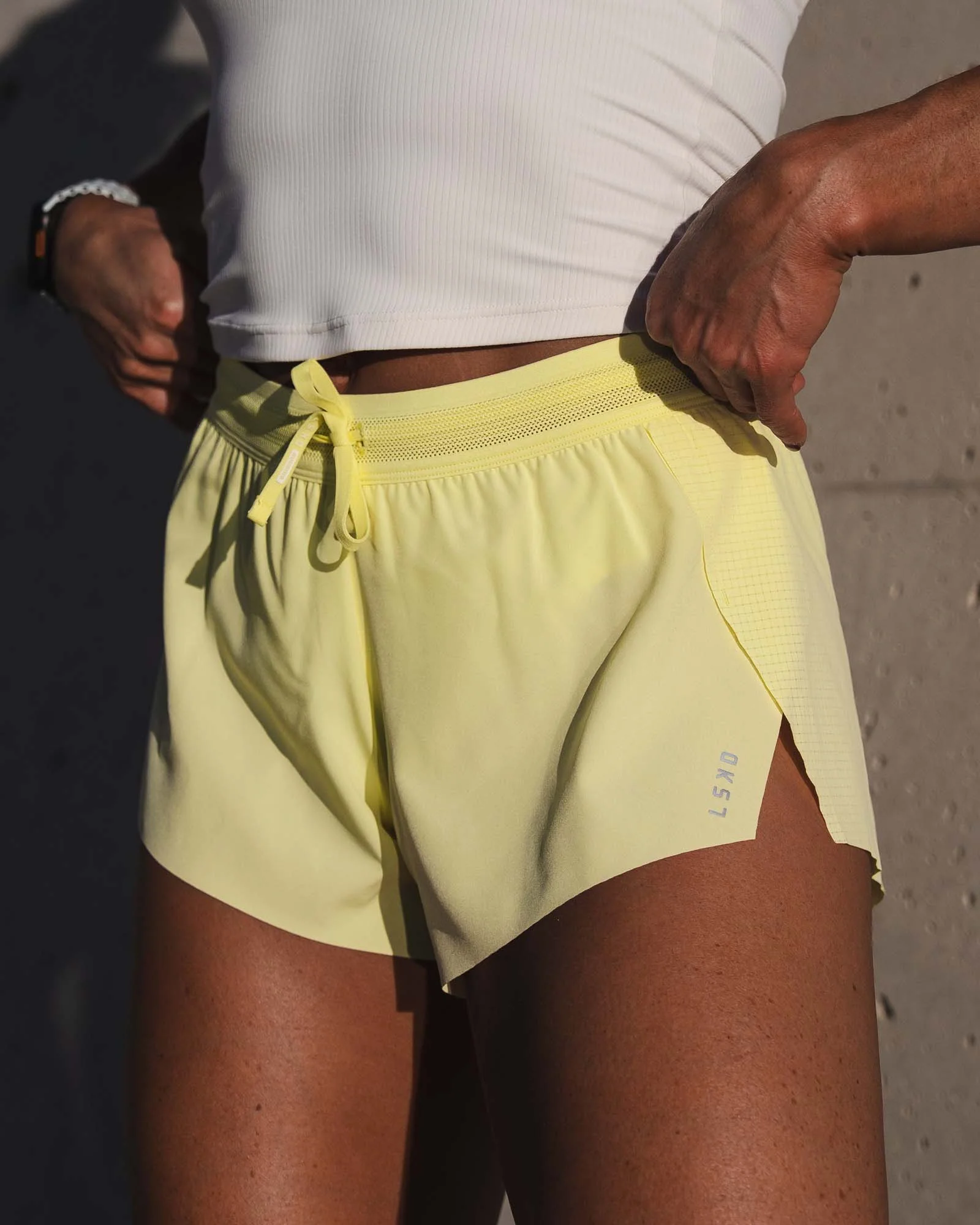 Accelerate 3" Mid-Rise Running Short - Yellow Fizz