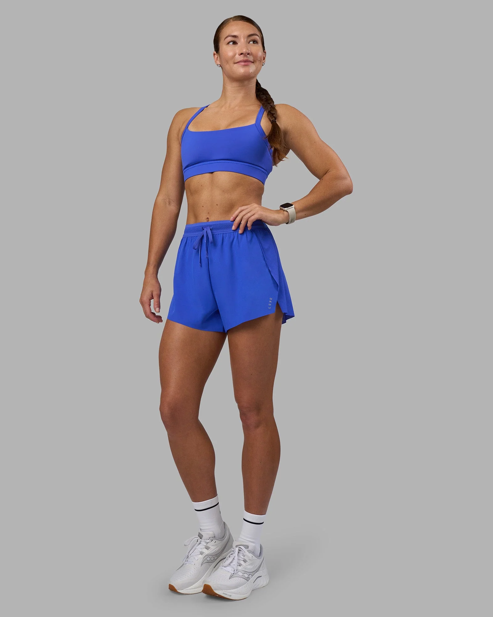 Accelerate 3" High-Rise Running Short - Power Cobalt - Image 8