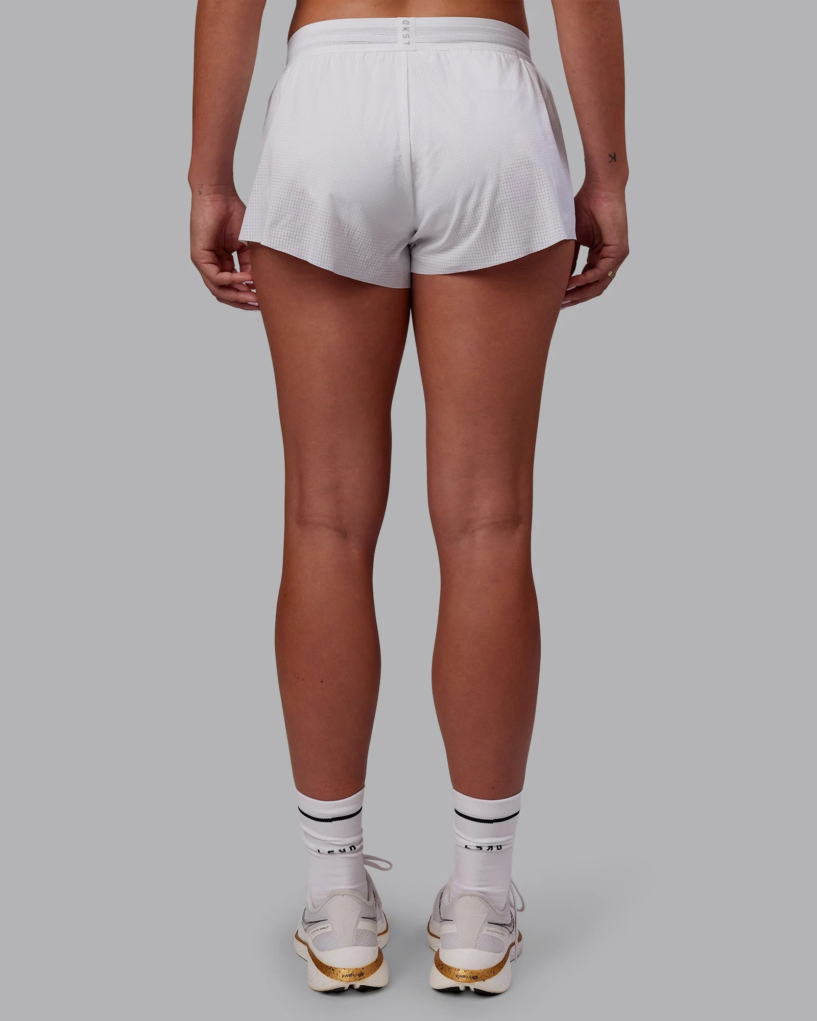 Accelerate 3" Mid-Rise Running Short - White - Image 3