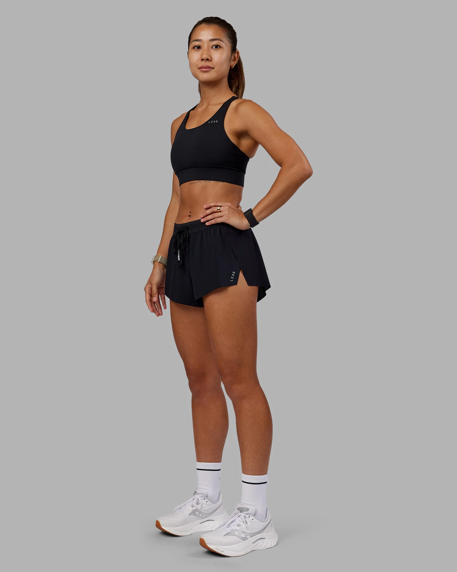 Accelerate 3" Mid-Rise Running Short - Black - Image 6