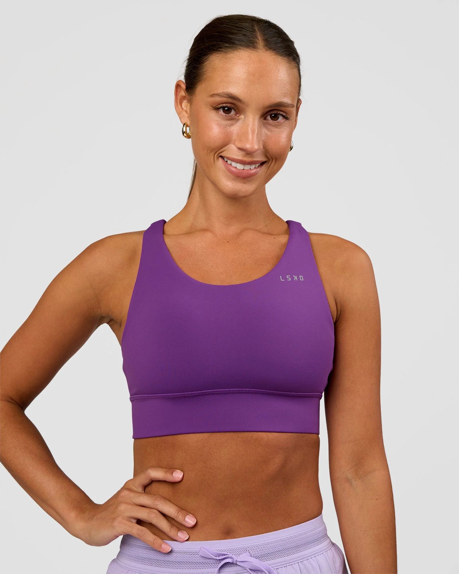 Accelerate Sports Bra - Fresh Purple