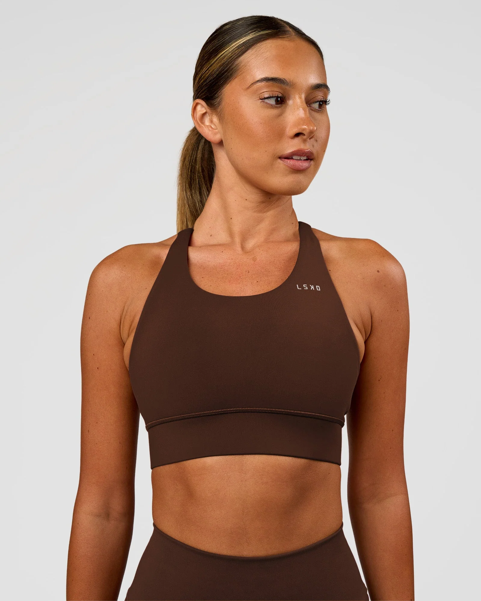 Accelerate Sports Bra - Hot Chocolate - Image 3