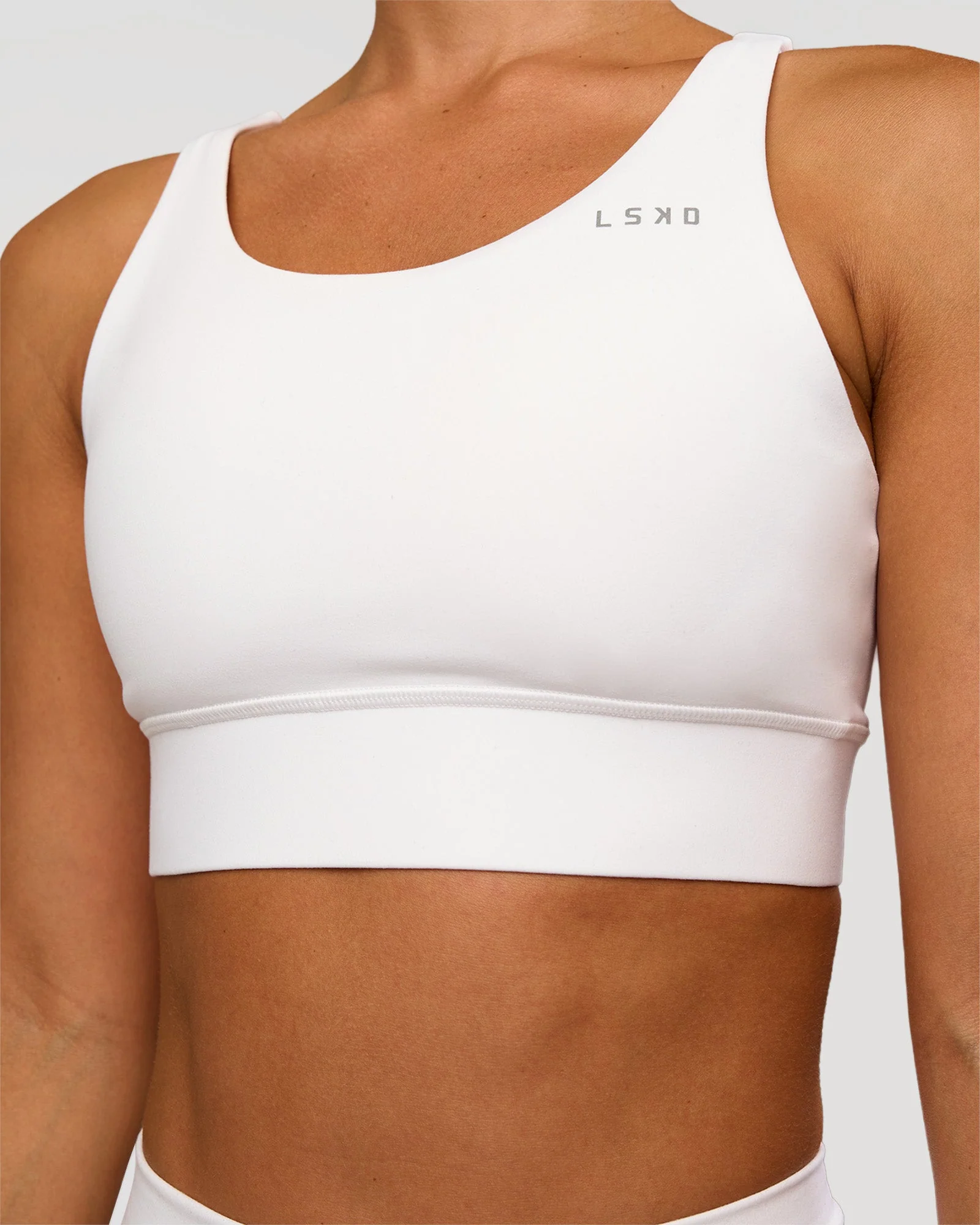 Accelerate Sports Bra - White - Image 4