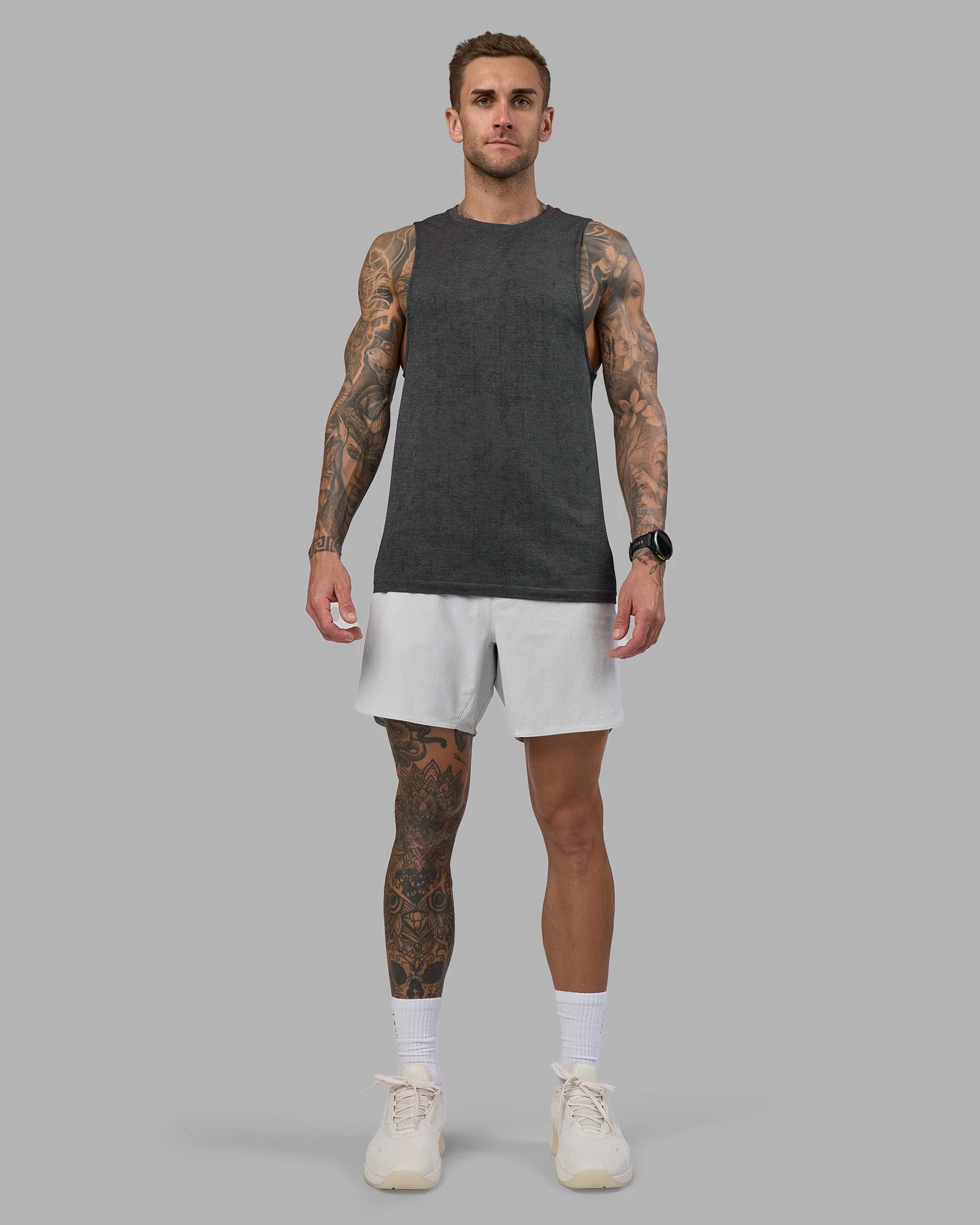 AeroFLX+ Seamless Muscle Tank - Black Camo-Graphite - Image 5