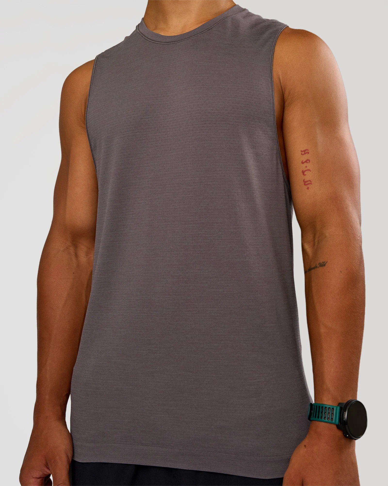 AeroFLX+ Seamless Muscle Tank - Duskstone/Duskstone - Image 5