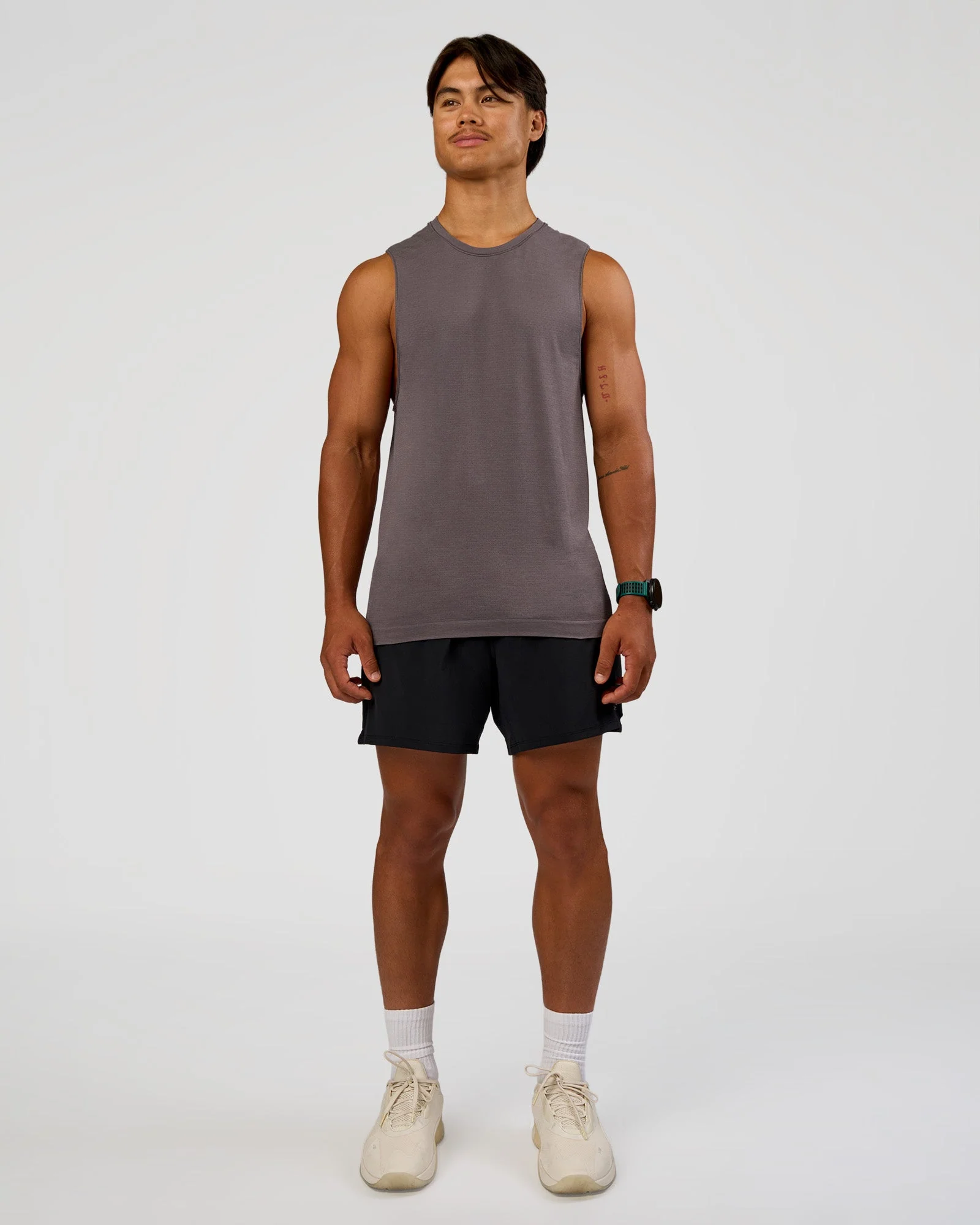 AeroFLX+ Seamless Muscle Tank - Duskstone/Duskstone - Image 6