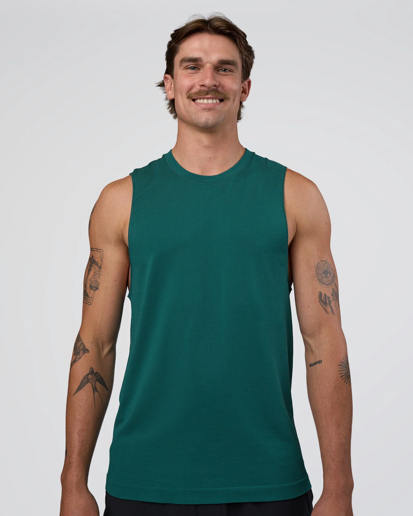 AeroFLX+ Seamless Muscle Tank - Transformative Teal/Transformative Teal