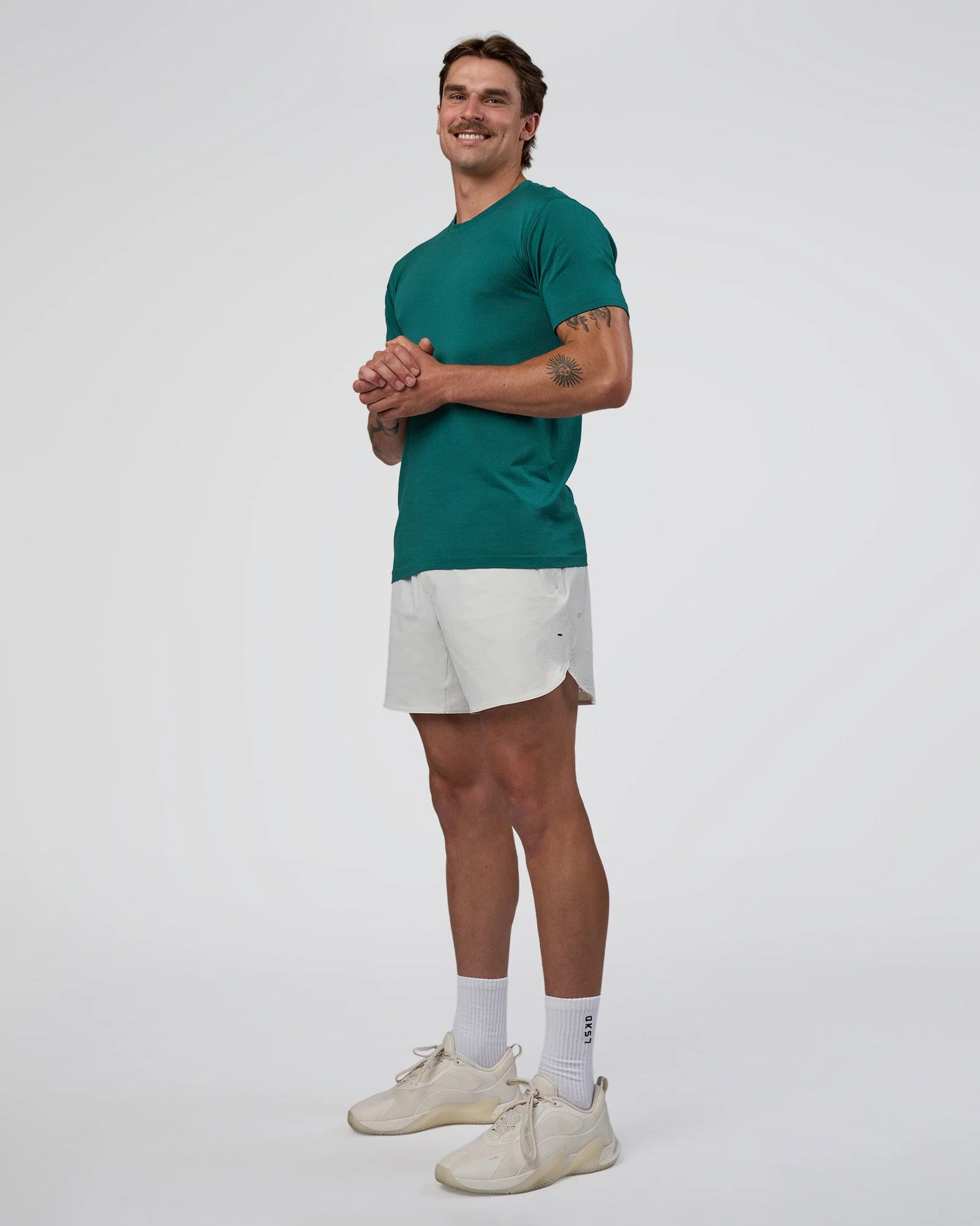 AeroFLX+ Seamless Set In Tee - Teal/Teal - Image 2