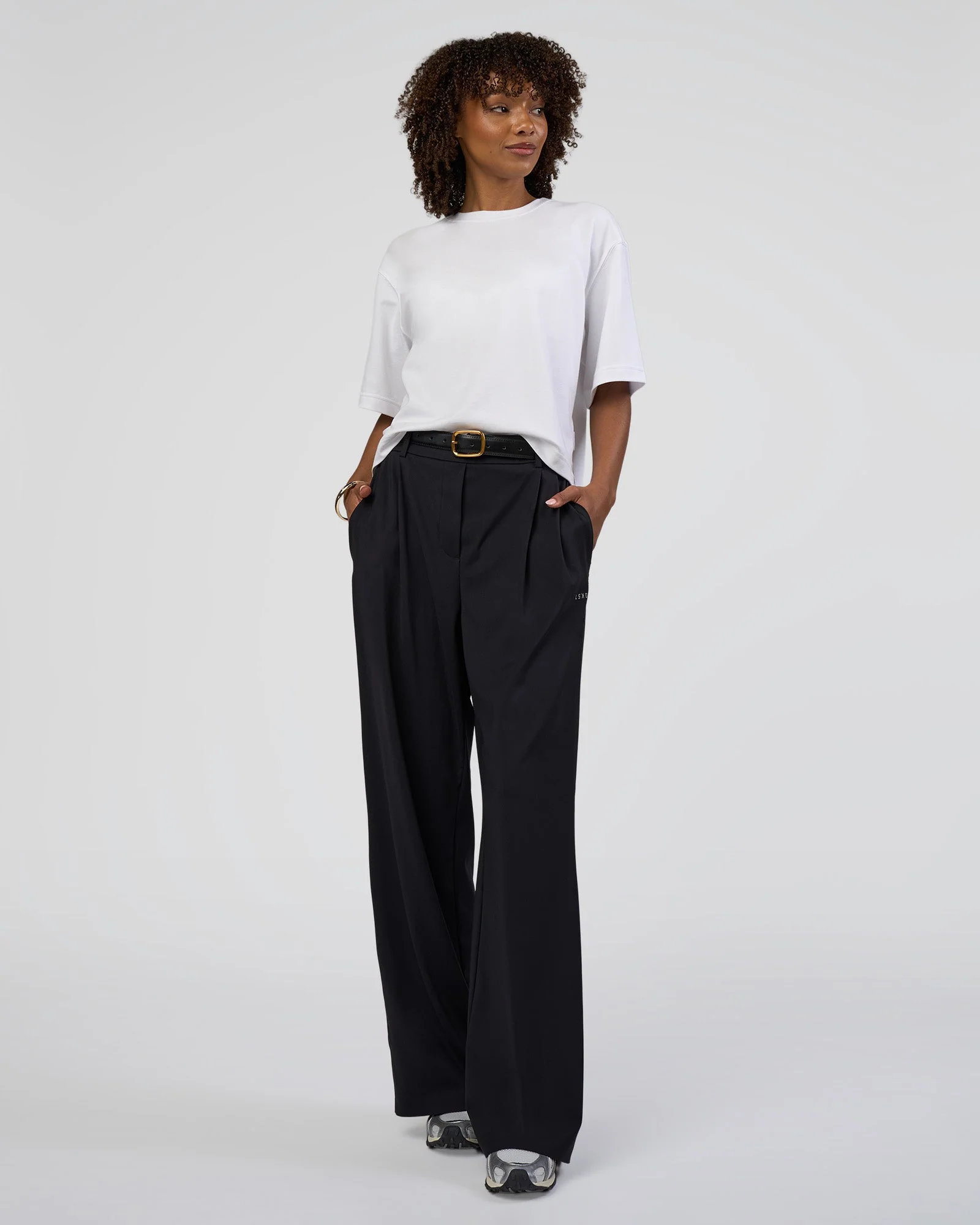 AfterDark ZeroCrease Cropped Tee - White - Image 6