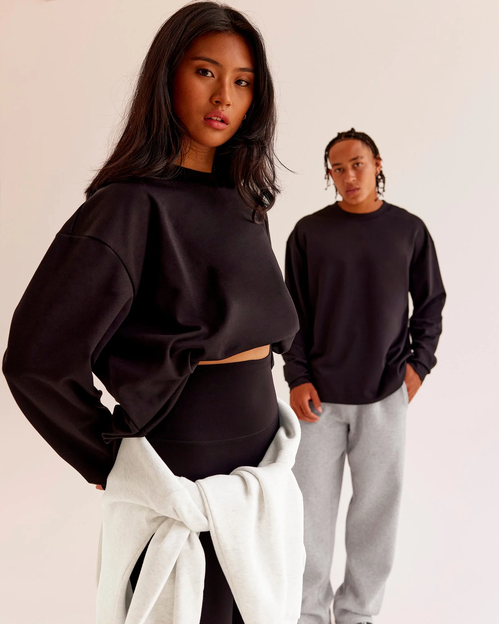 AfterDark ZeroCrease Long Sleeve Tee - Black