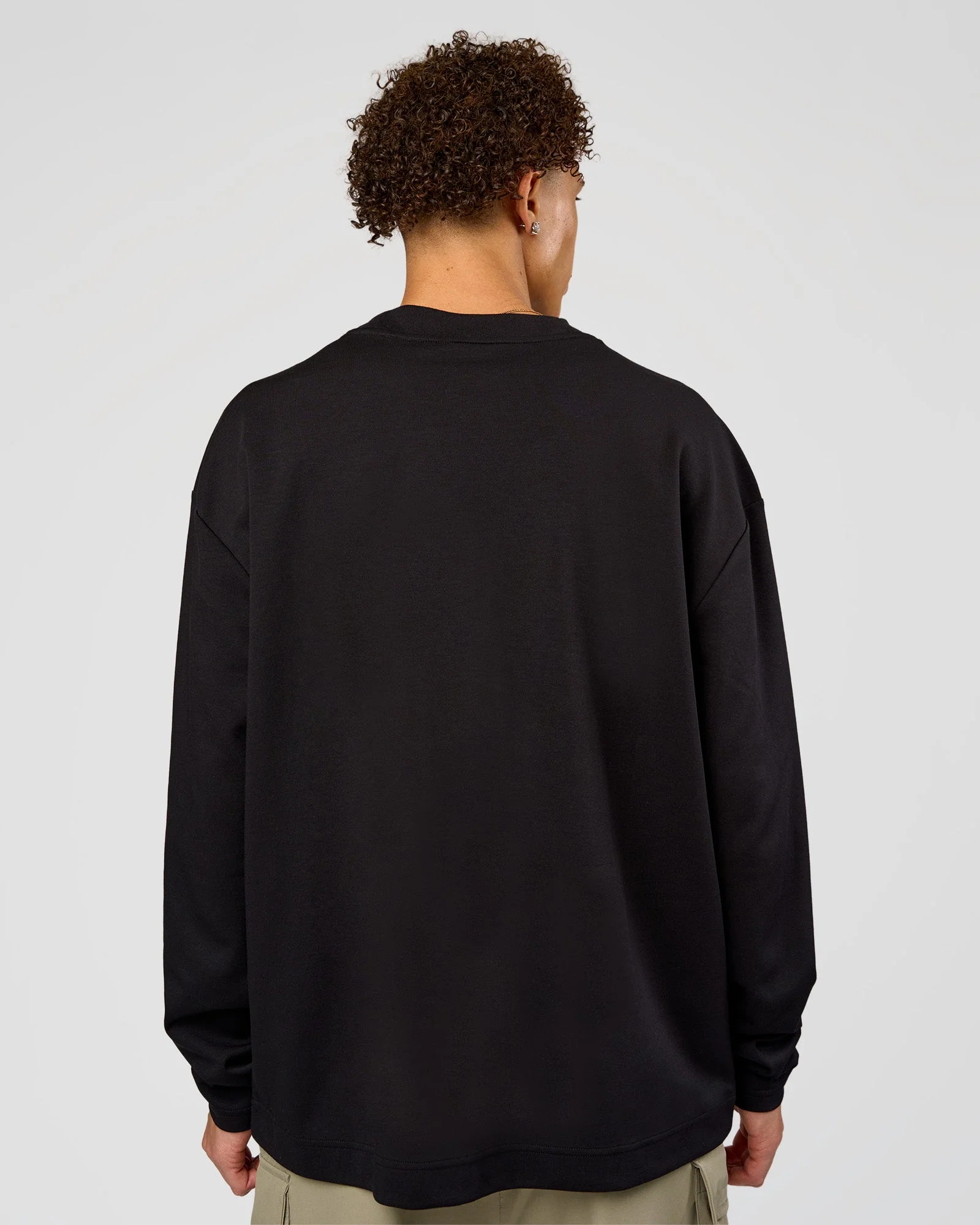 AfterDark ZeroCrease Long Sleeve Tee - Black - Image 6