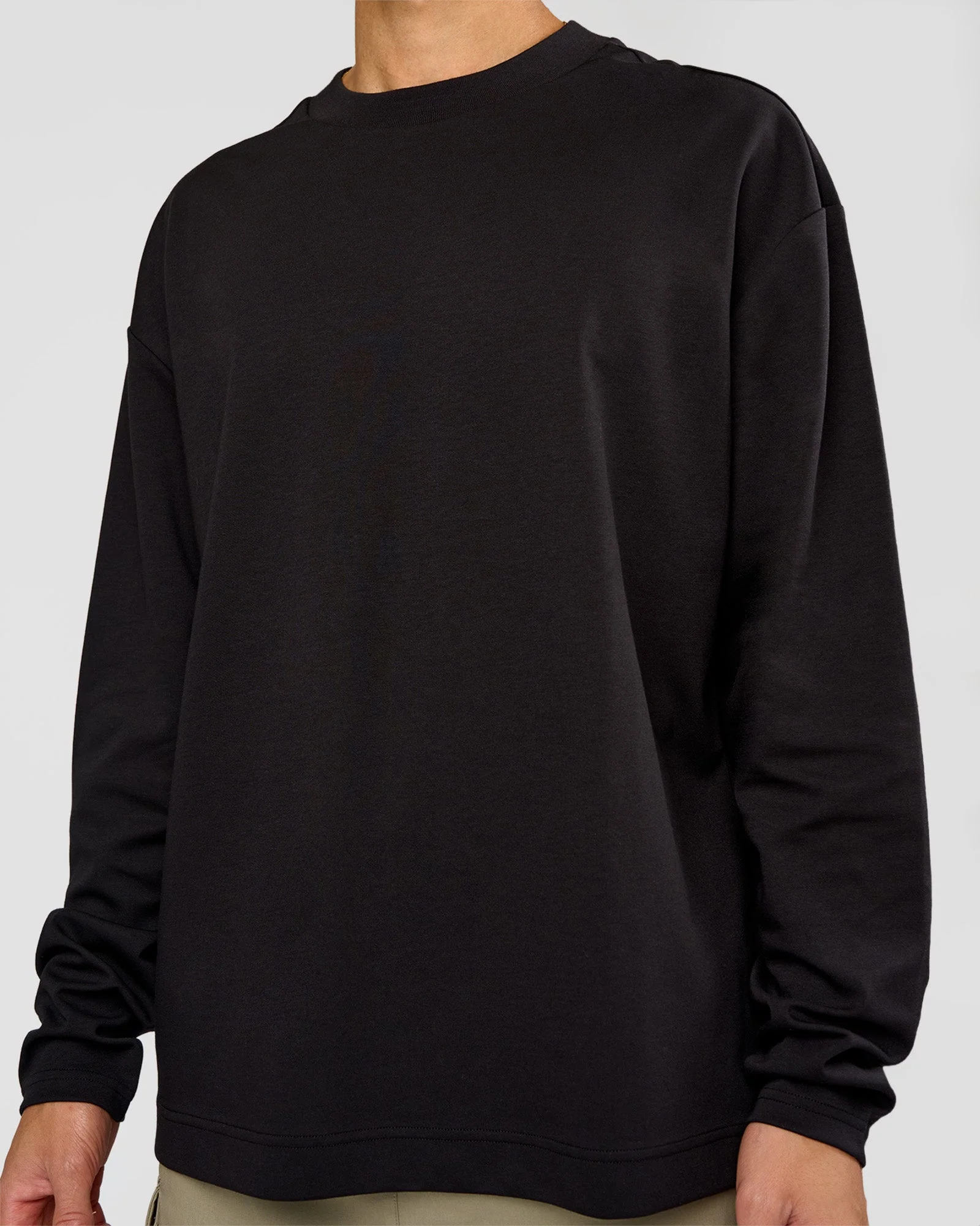 AfterDark ZeroCrease Long Sleeve Tee - Black - Image 7