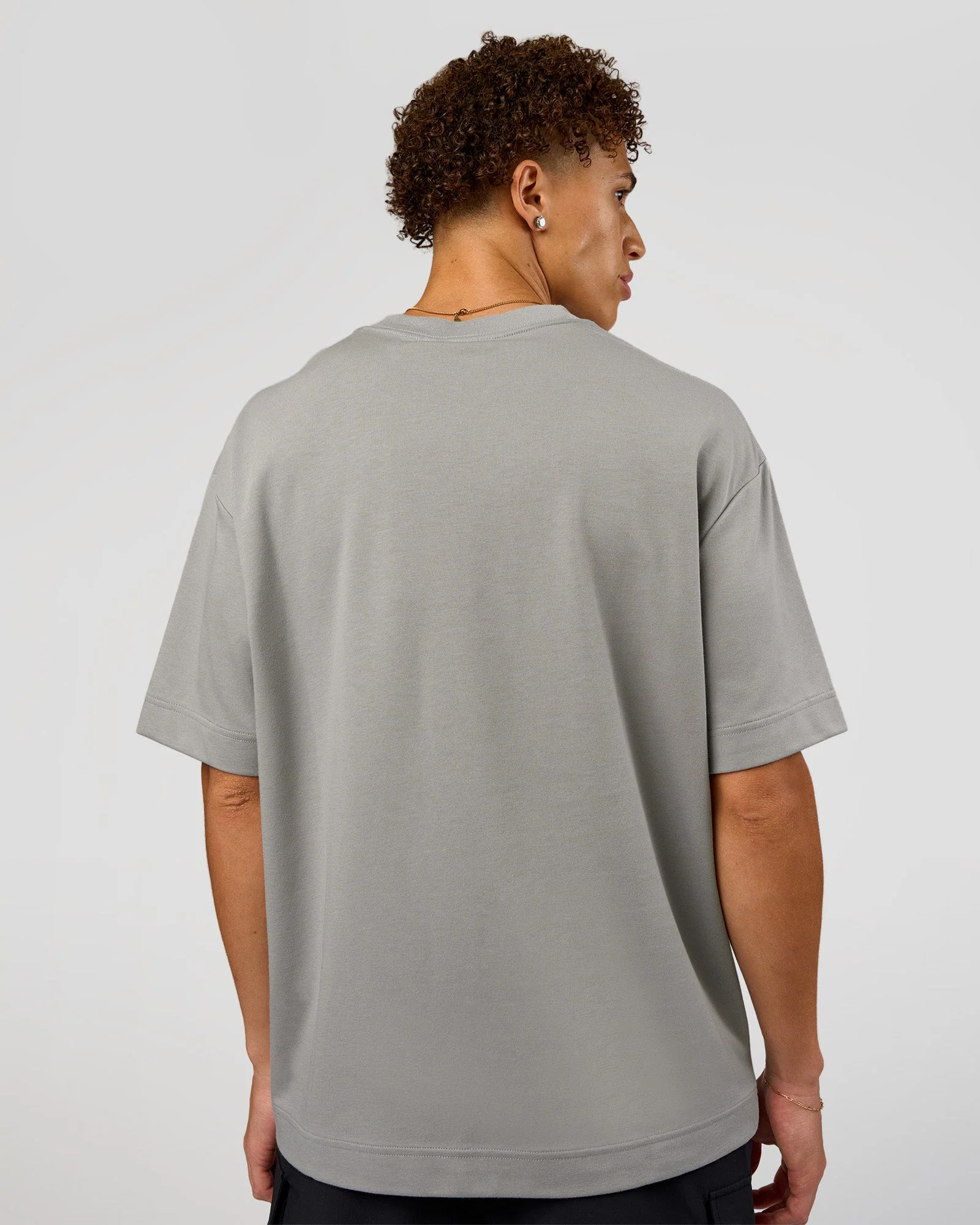 AfterDark ZeroCrease Oversized Tee - Alloy - Image 6