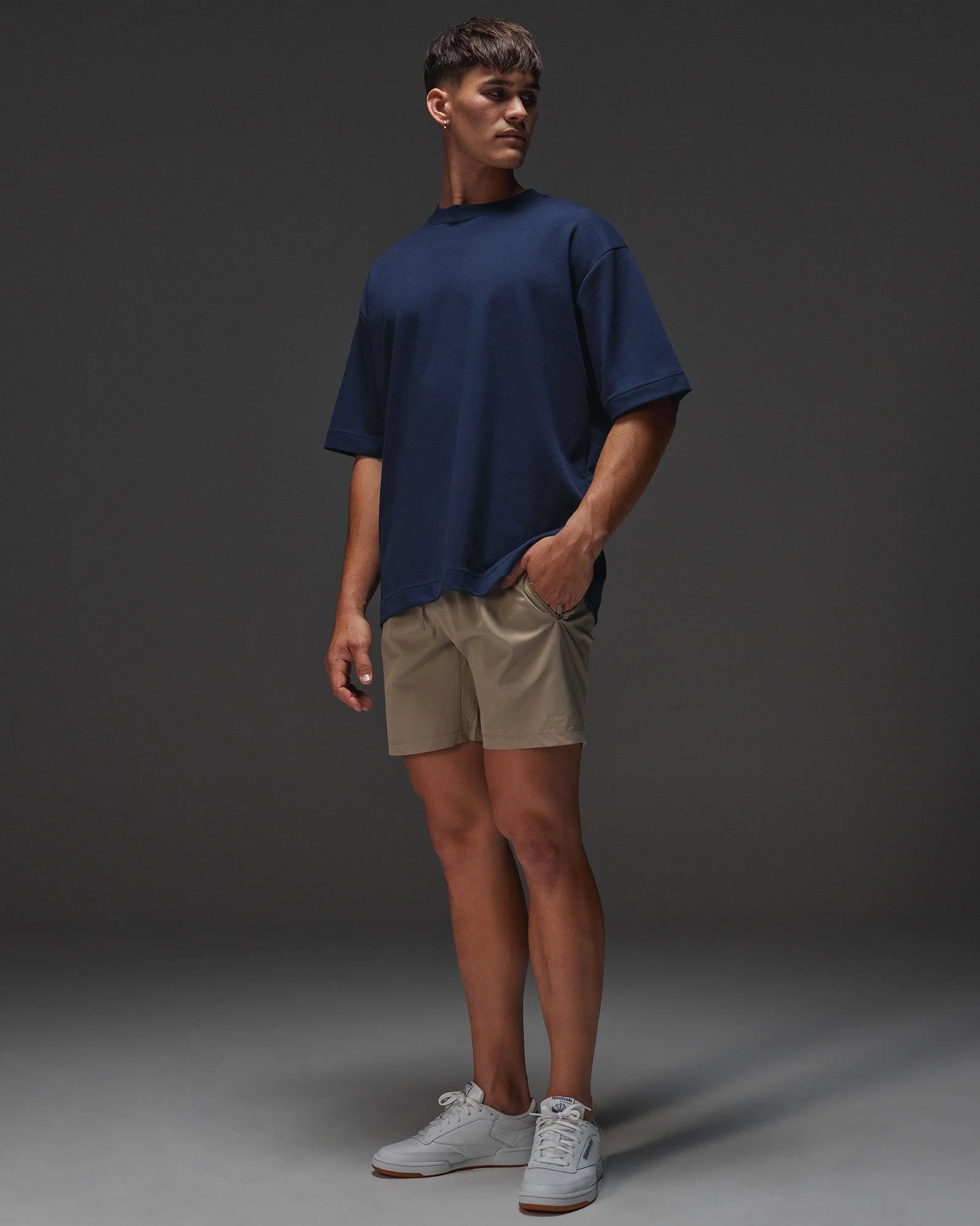 AfterDark ZeroCrease Oversized Tee - Future Navy - Image 4