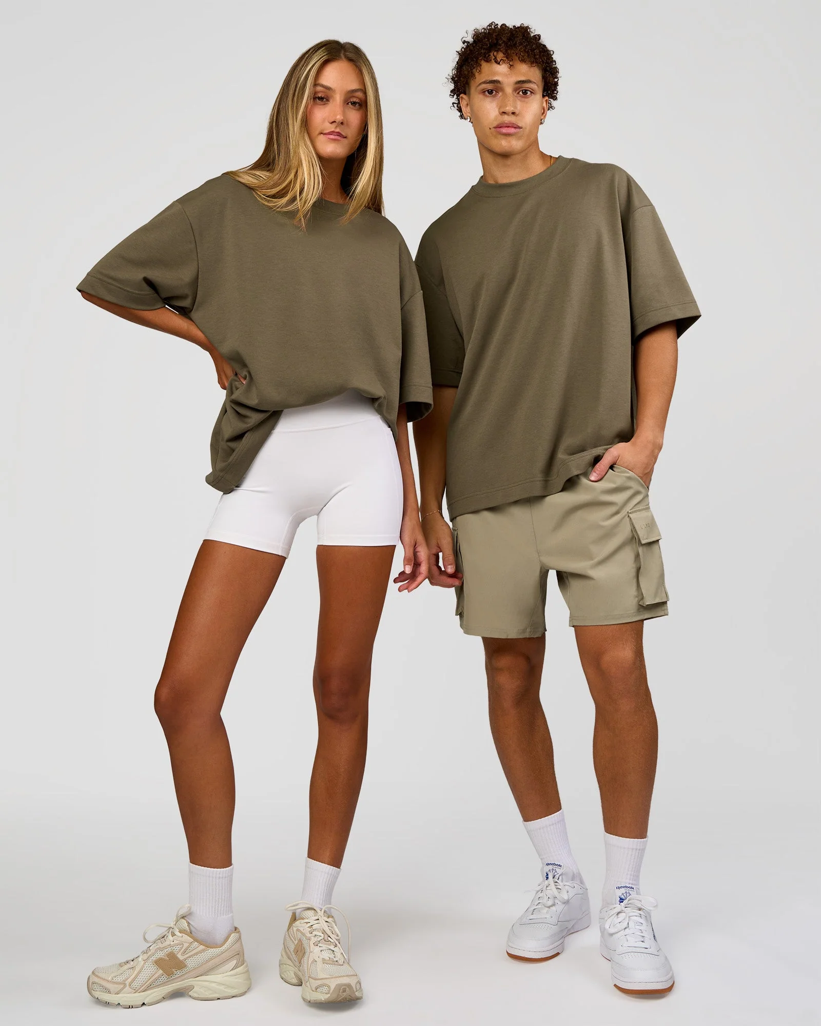 AfterDark ZeroCrease Oversized Tee - Walnut Grey - Image 10
