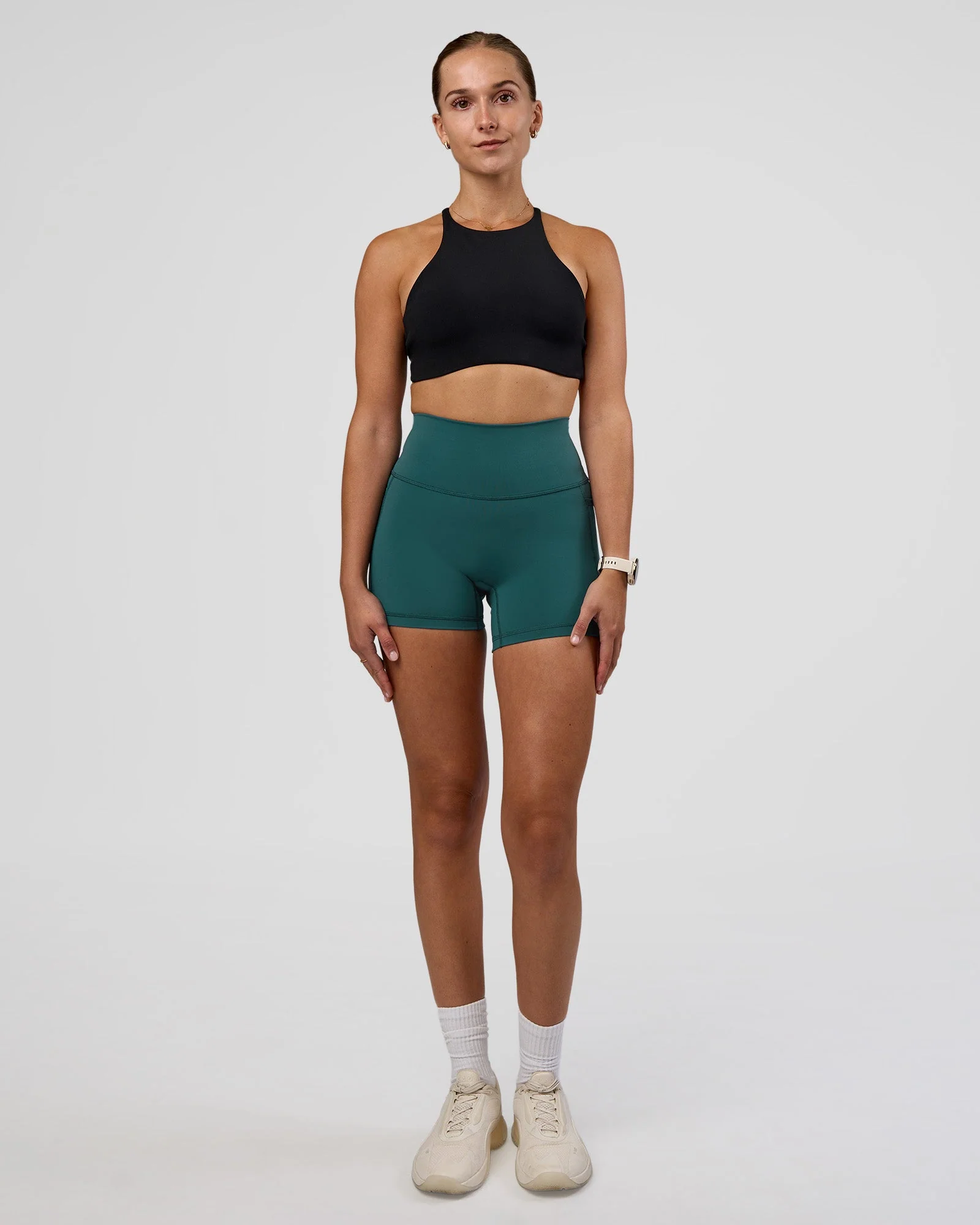 AMRAP High Neck Sports Bra - Black - Image 5