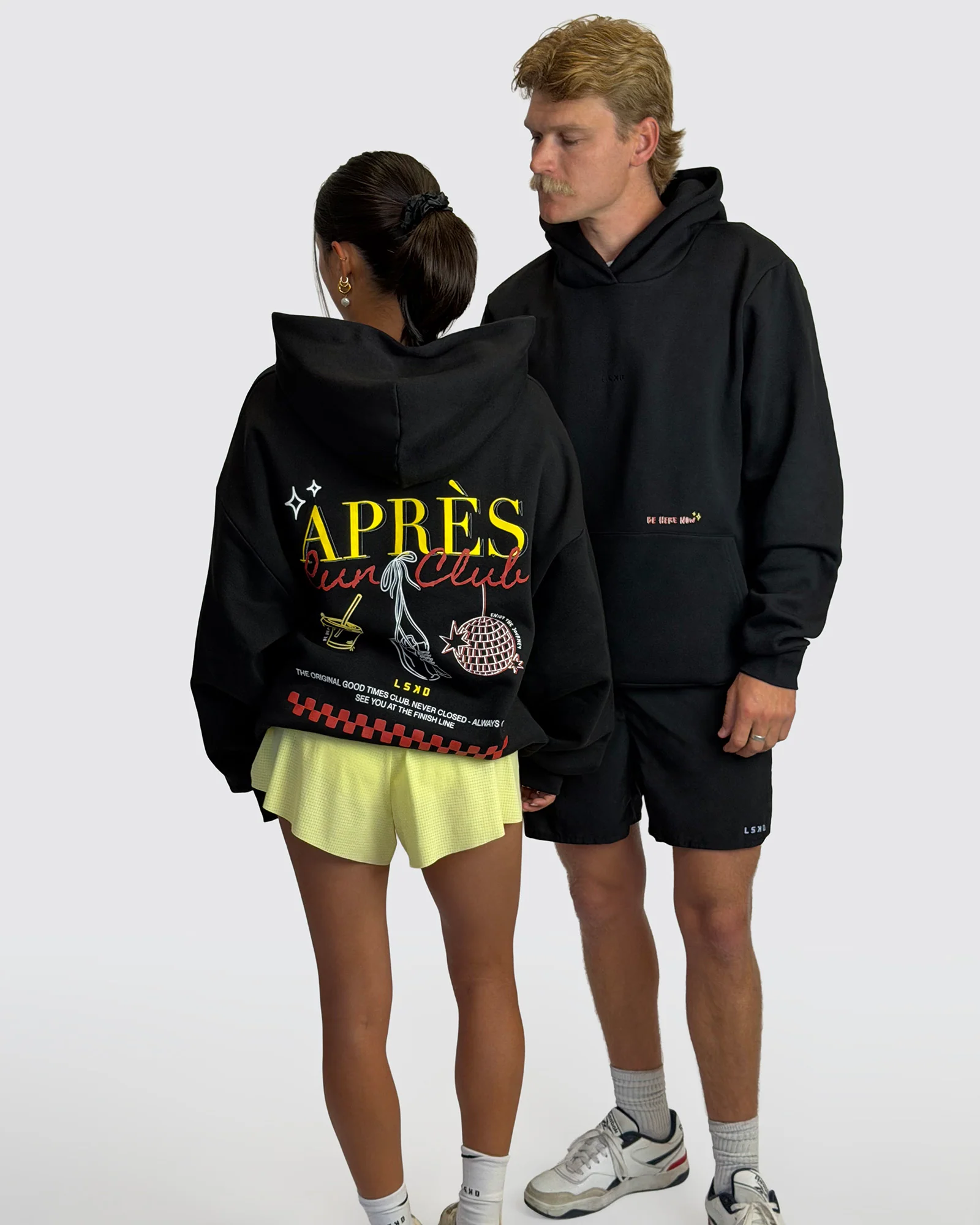 Oversized Apres Run Club MVP Hoodie - Black - Image 6