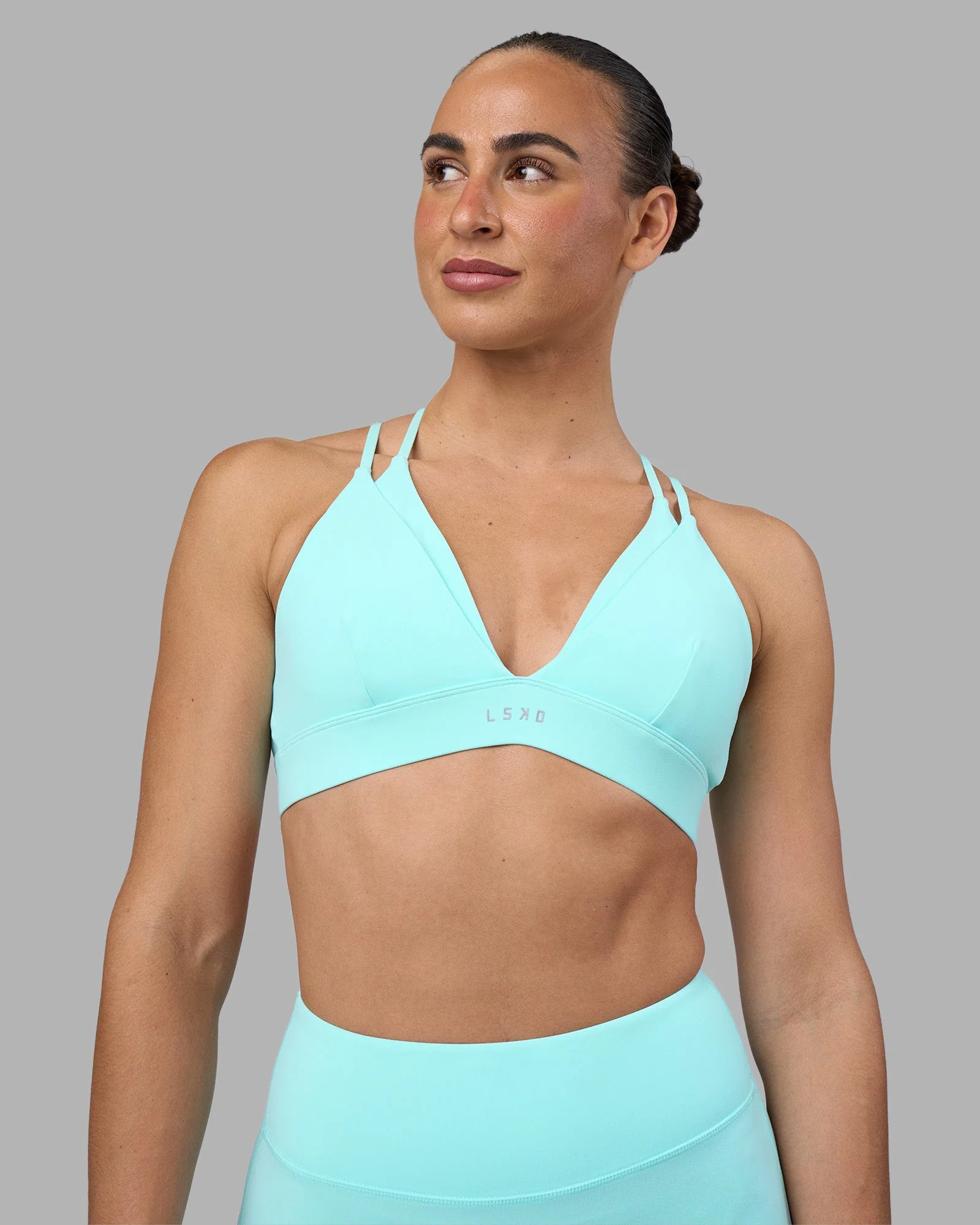Aria Triangle Sports Bra - Island Paradise - Image 2
