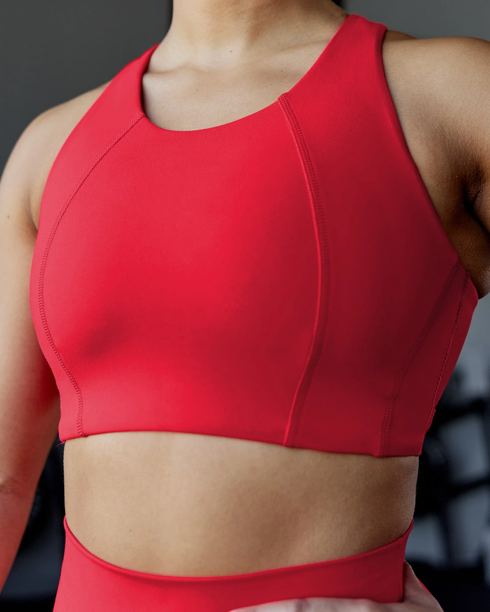 Ascent Sports Bra - Scarlet
