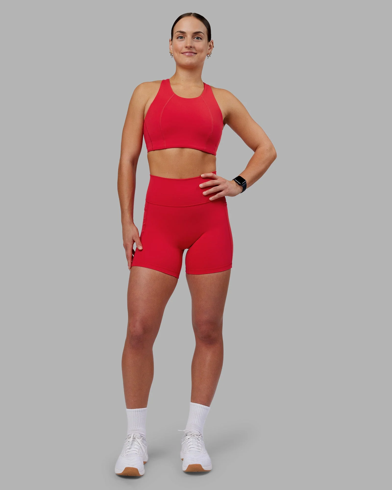 Ascent Sports Bra - Scarlet - Image 7
