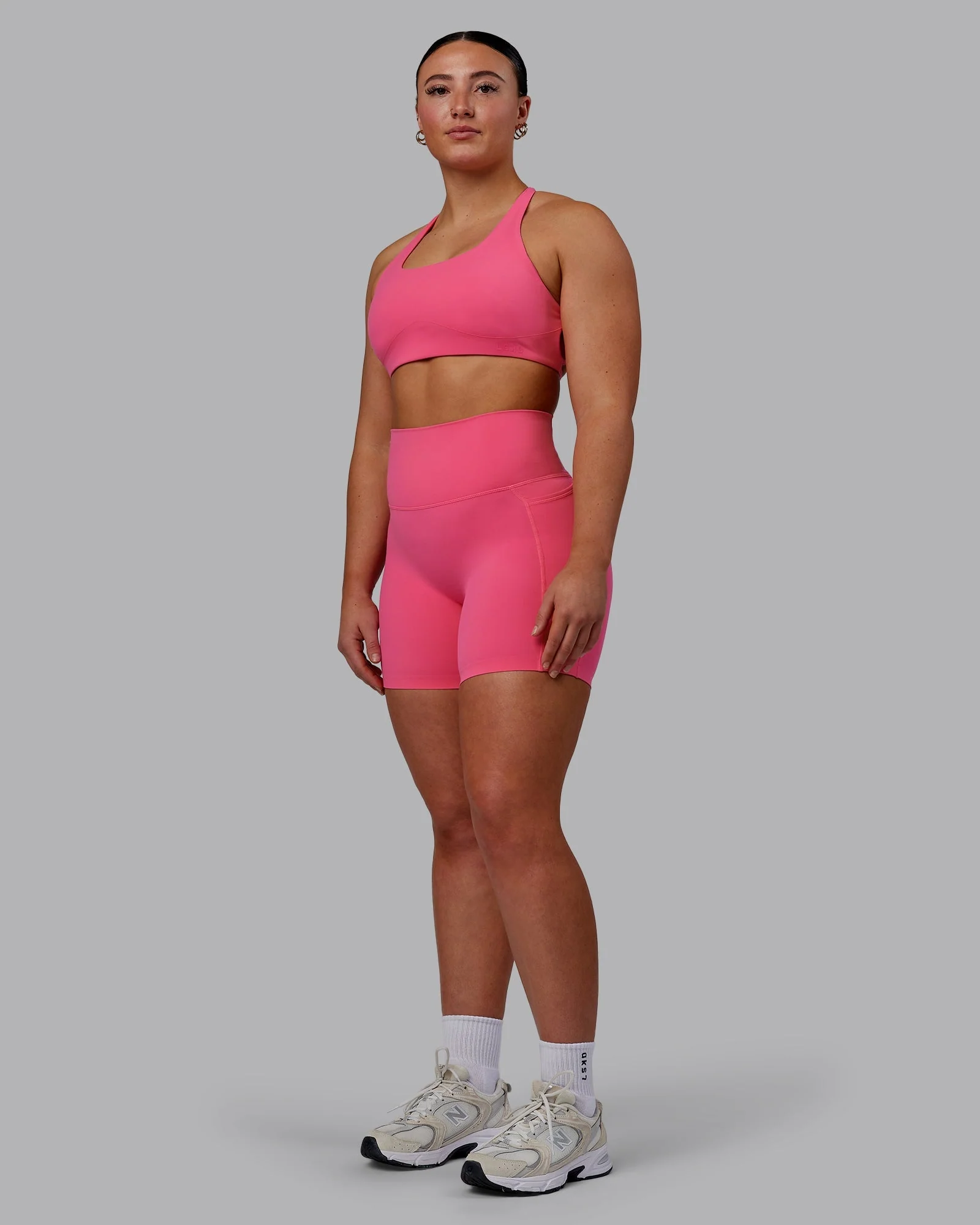 Aspire Sports Bra - Carmine Rose - Image 3