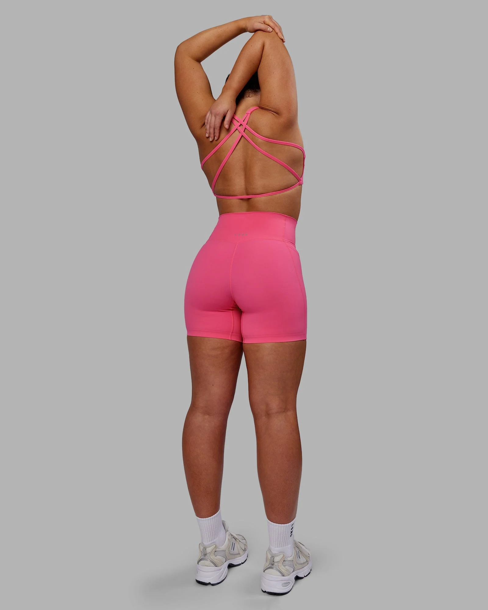 Aspire Sports Bra - Carmine Rose - Image 6