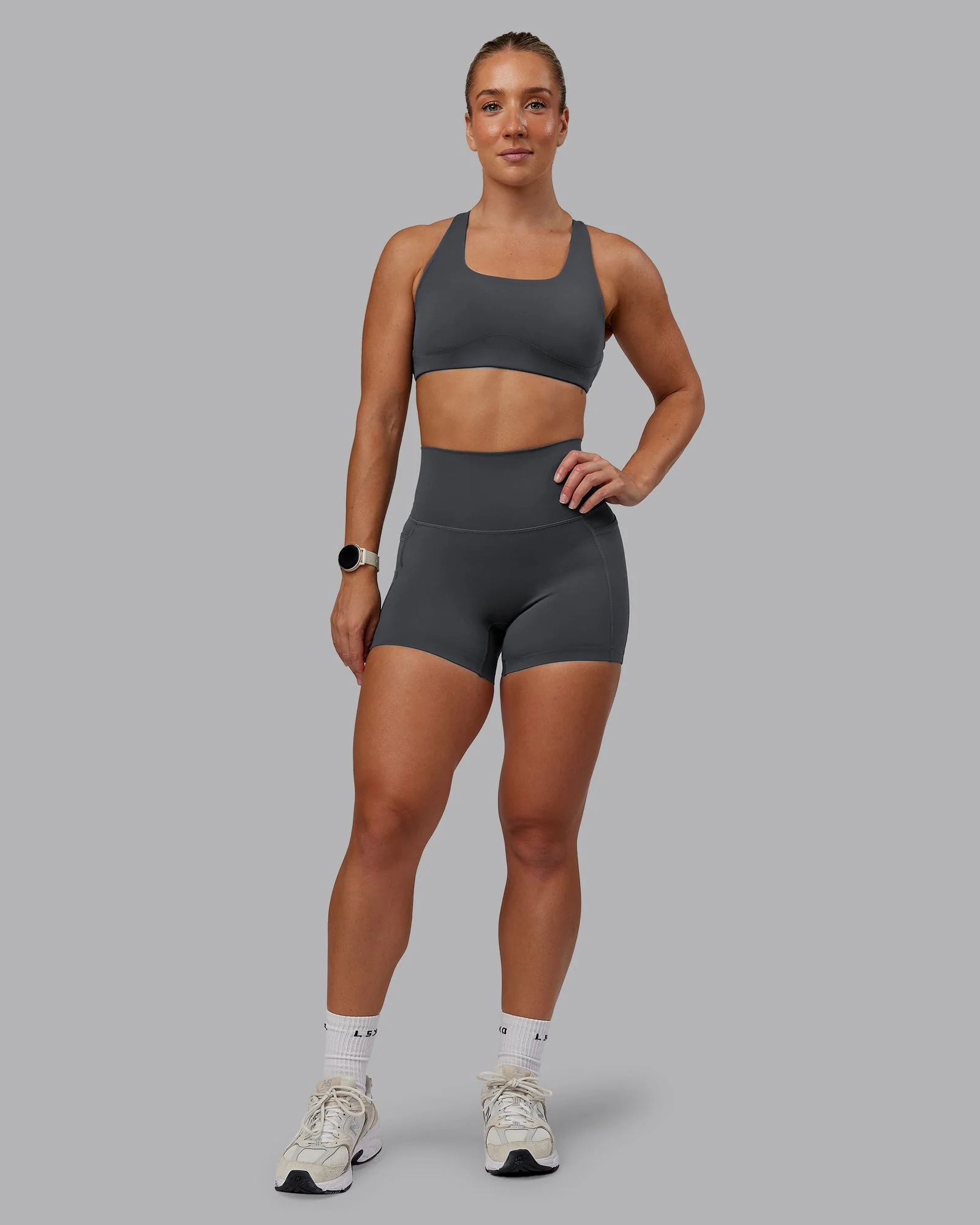 Aspire Sports Bra - Dark Storm - Image 3