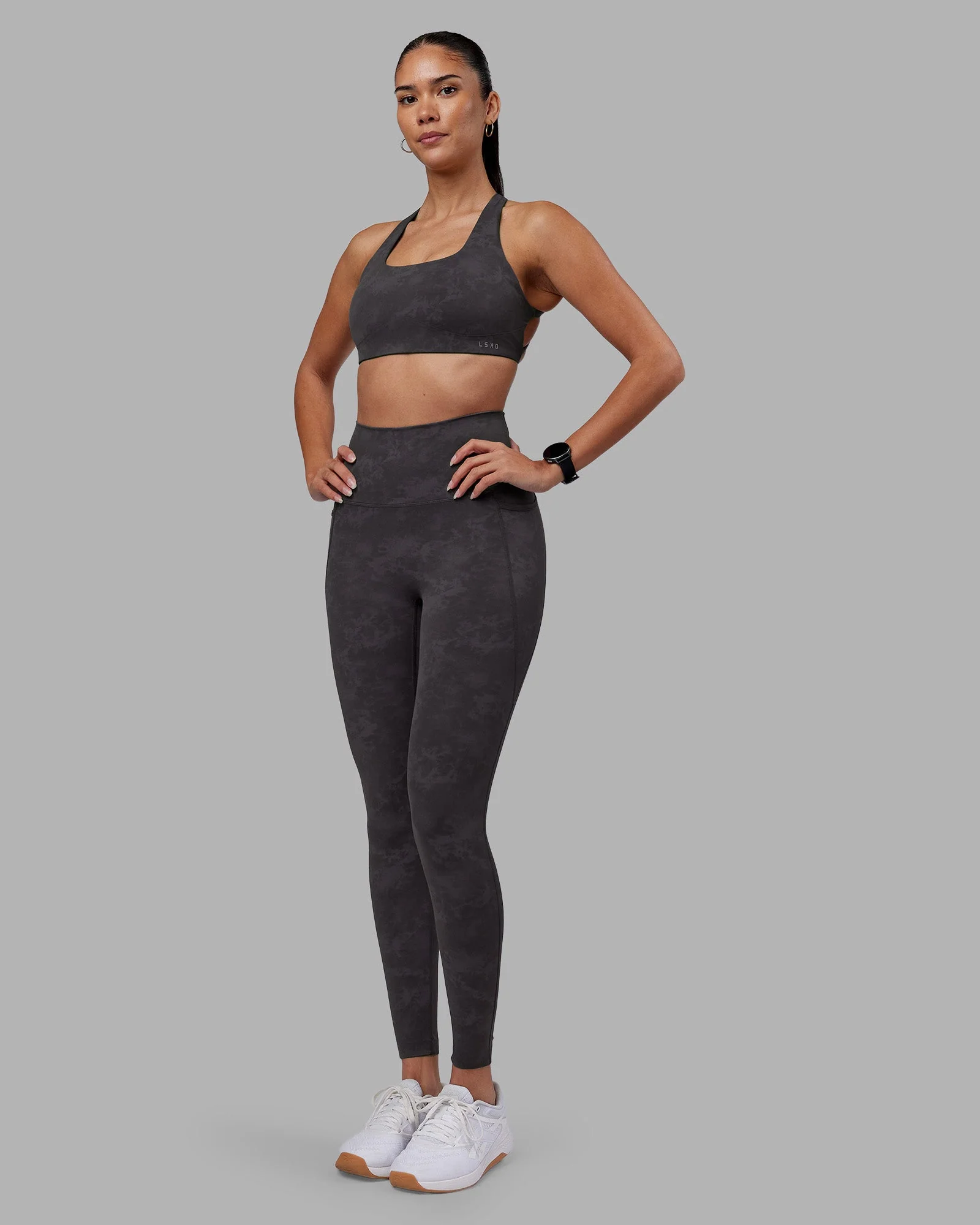Aspire Sports Bra - Dark Storm Wash - Image 3