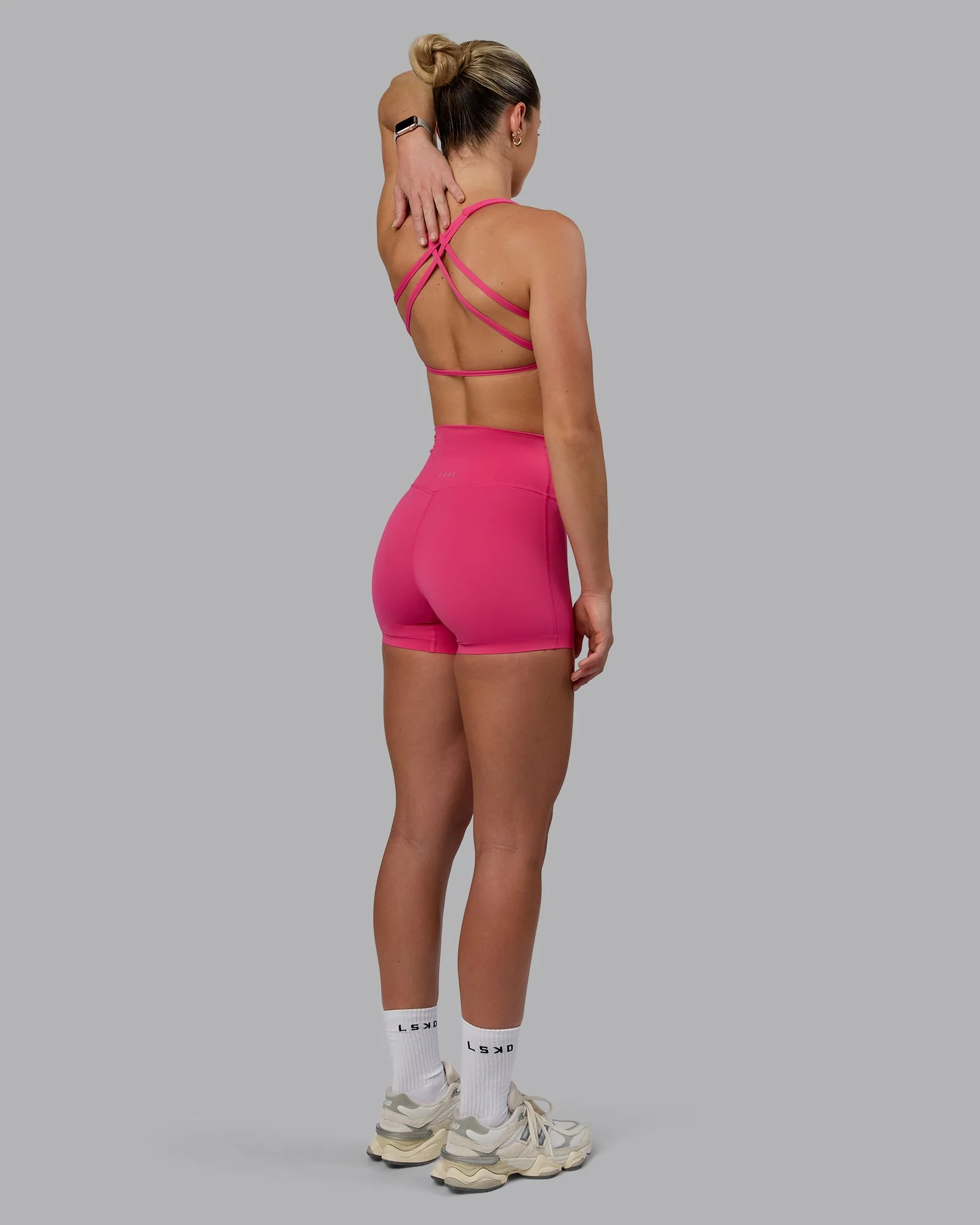 Aspire Sports Bra - Pink Flash - Image 7