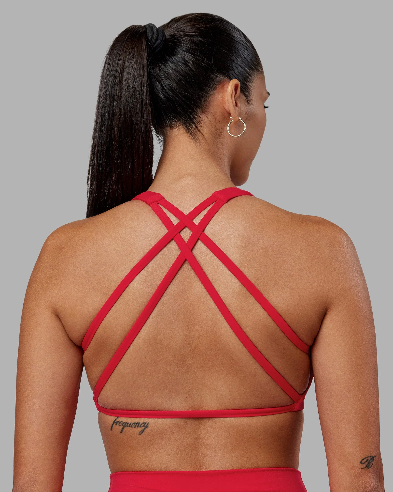 Aspire Sports Bra - Scarlet