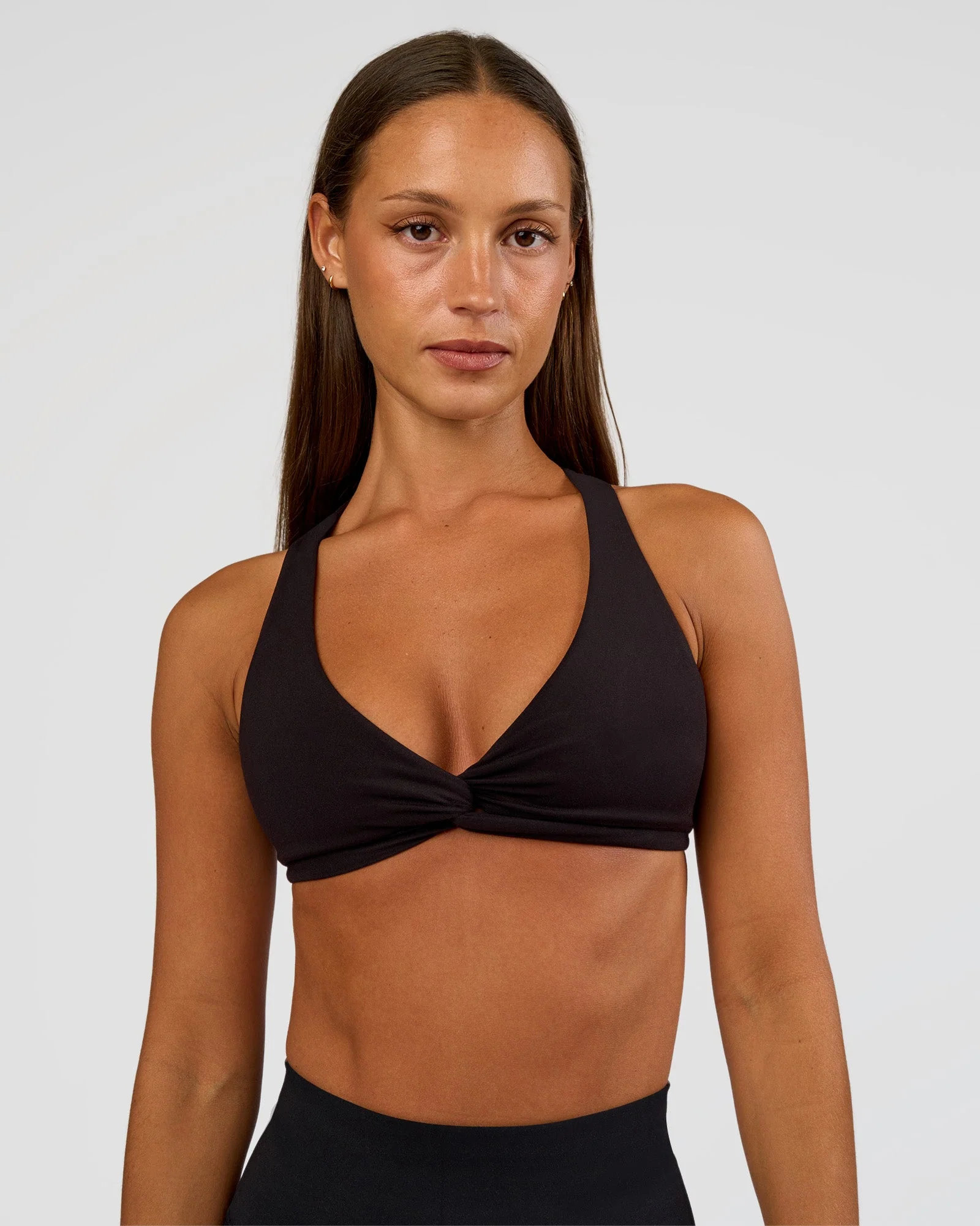 Aspire Twist Sports Bra - Black