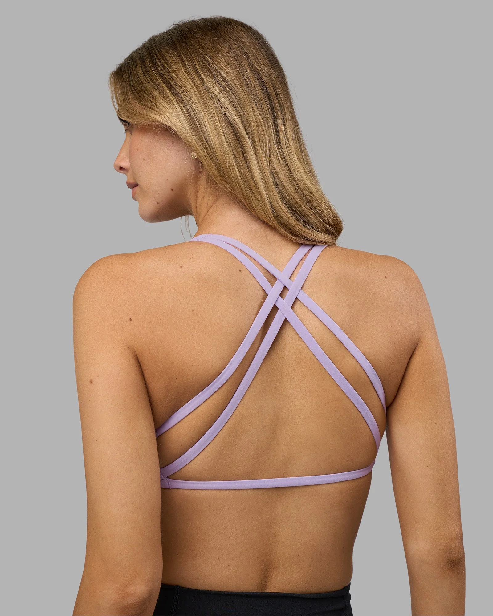 Aspire Twist Sports Bra - Pale Lilac