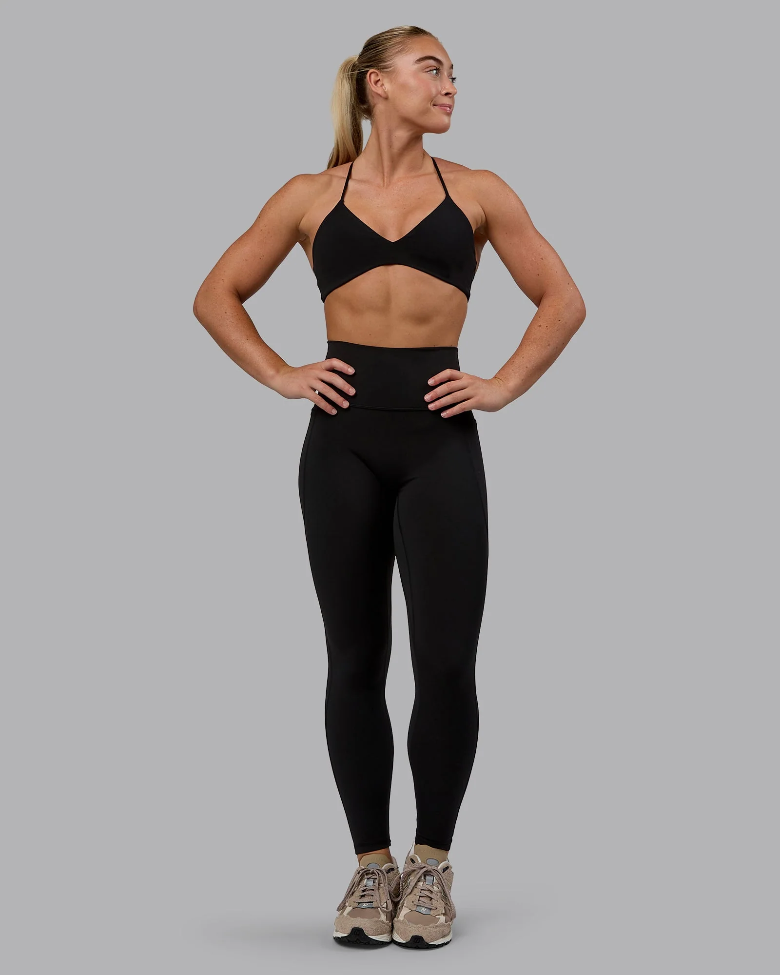 Aura Sports Bra - Black - Image 5
