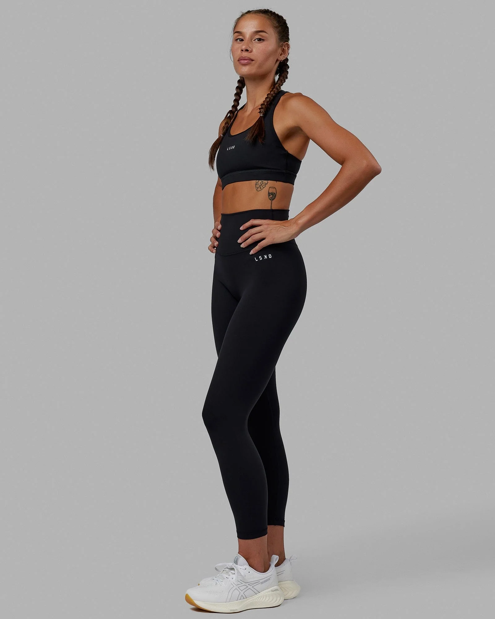 Base 2.0 Ultra High-Rise 7/8 Legging - Black - Image 3