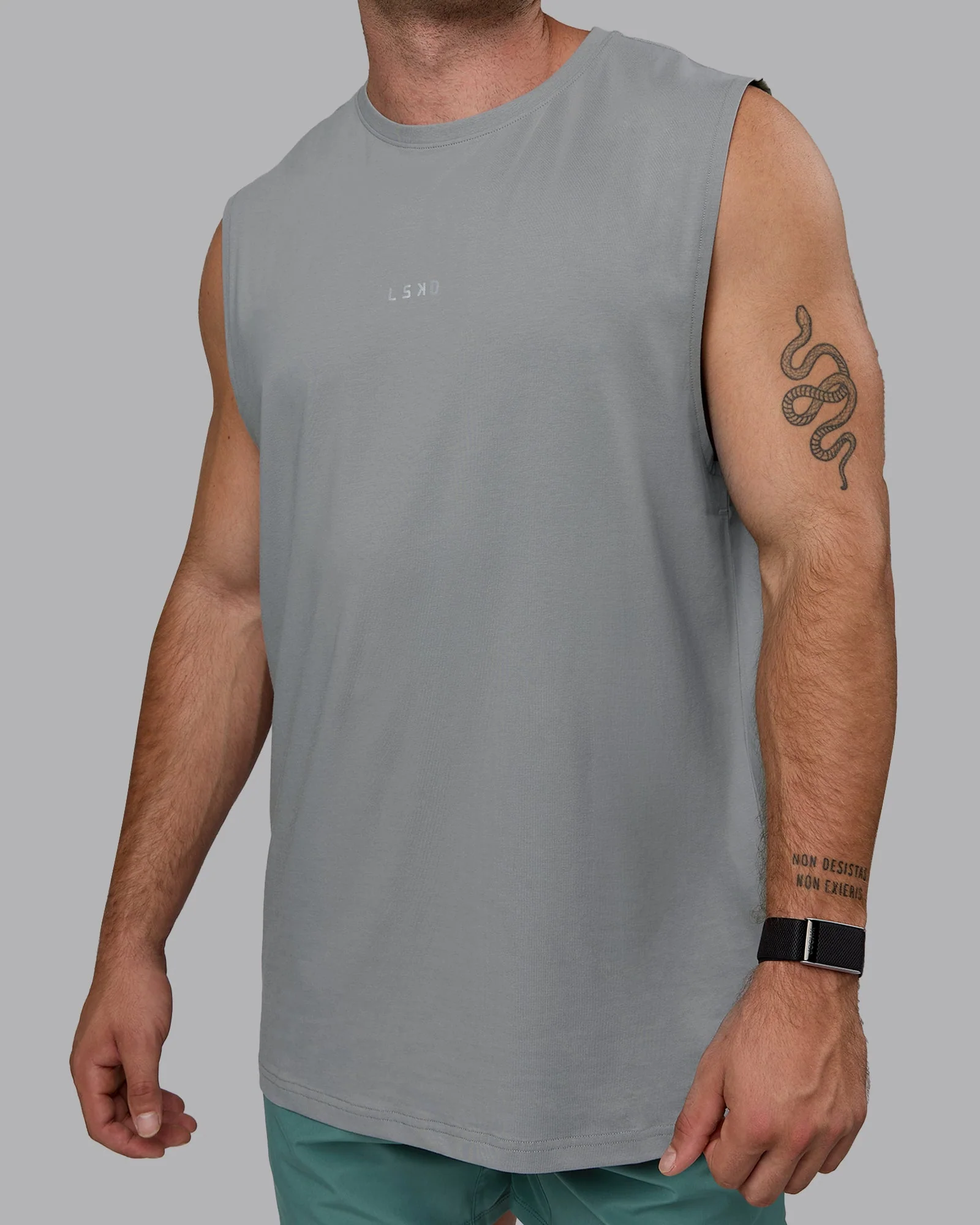 Base FLXCotton Tank - Circular Grey - Image 6