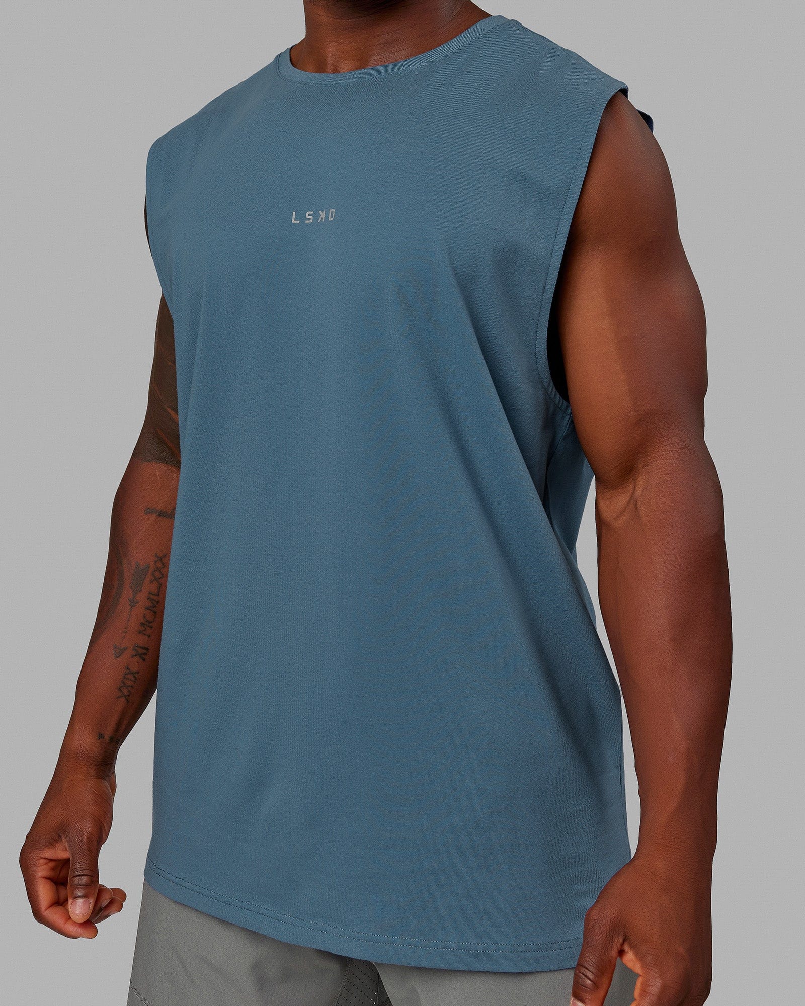 Base FLXCotton Tank - Elemental Blue - Image 6